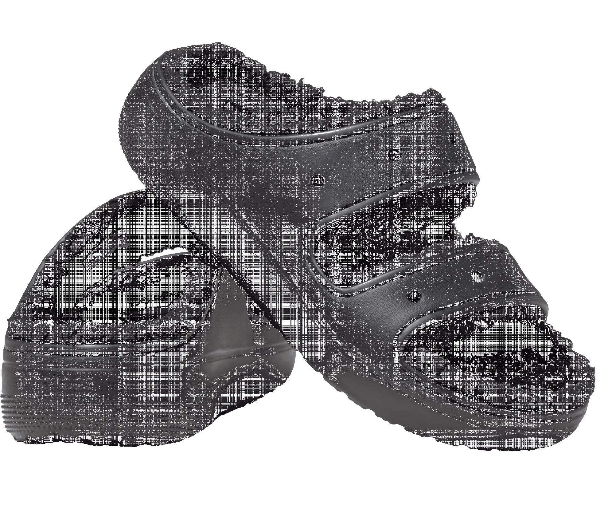 Crocs Unisex Classic Cozzzy Lined Sandal - Black sold by The Foot Factory product image thumbnail 2