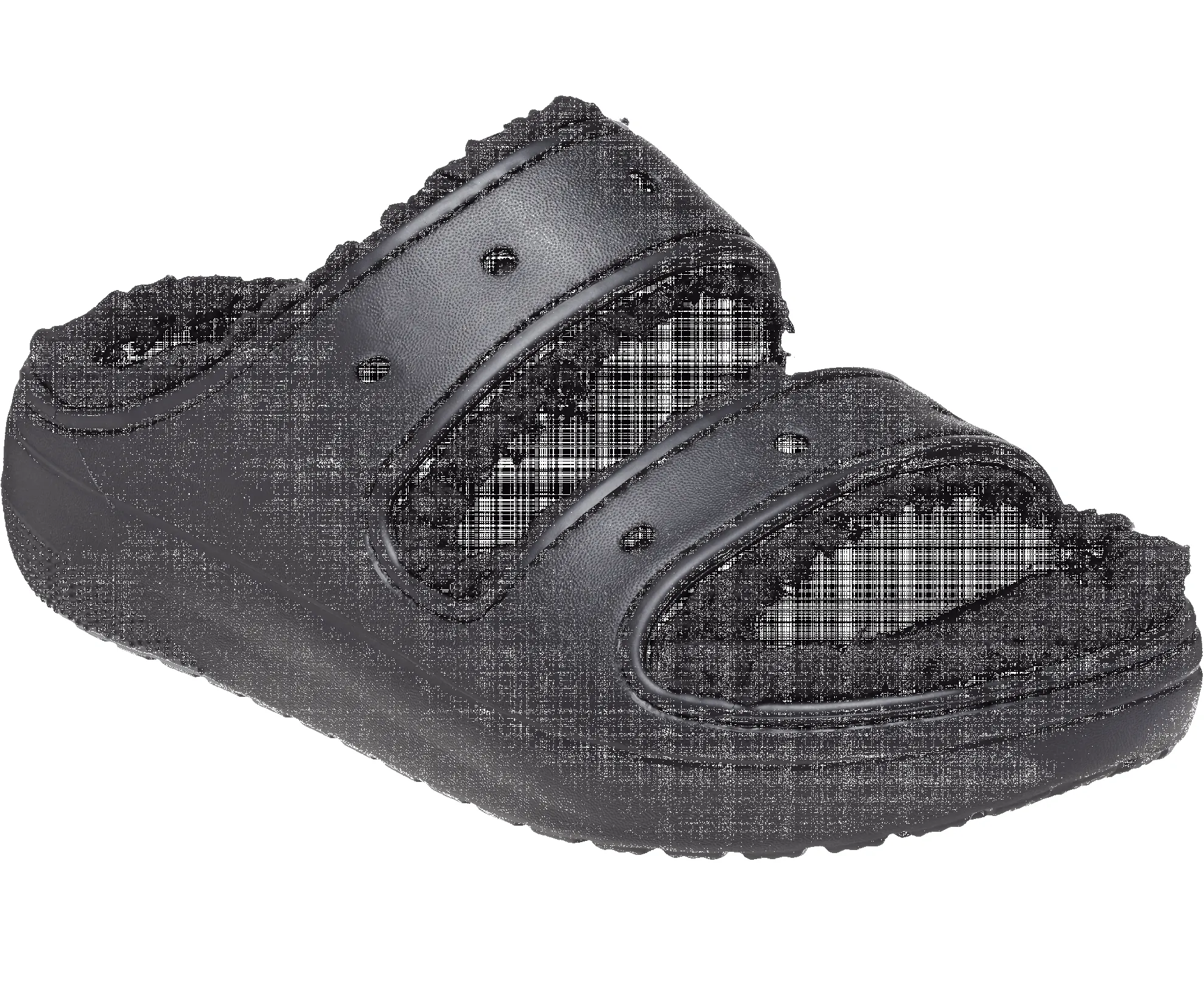 Crocs Unisex Classic Cozzzy Lined Sandal - Black sold by The Foot Factory product image thumbnail 5