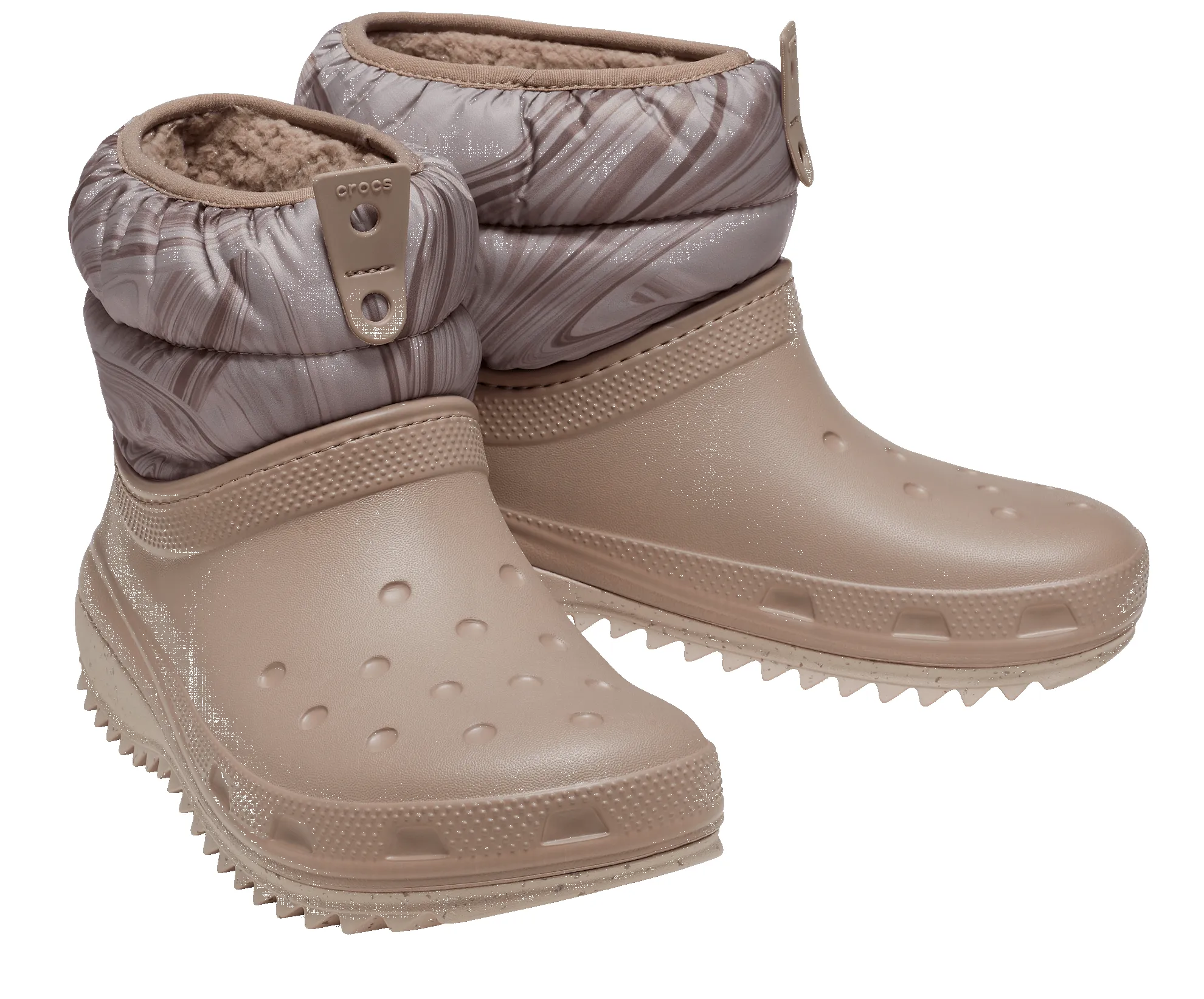 Crocs Unisex Classic Neo Puff Shorty Boot Clog - Mushroom sold by The Foot Factory product image thumbnail 2