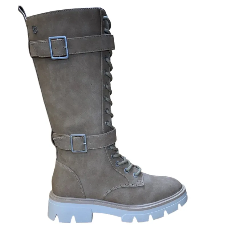 S. Oliver Womens Fashion Tall Boot - Nut sold by The Foot Factory