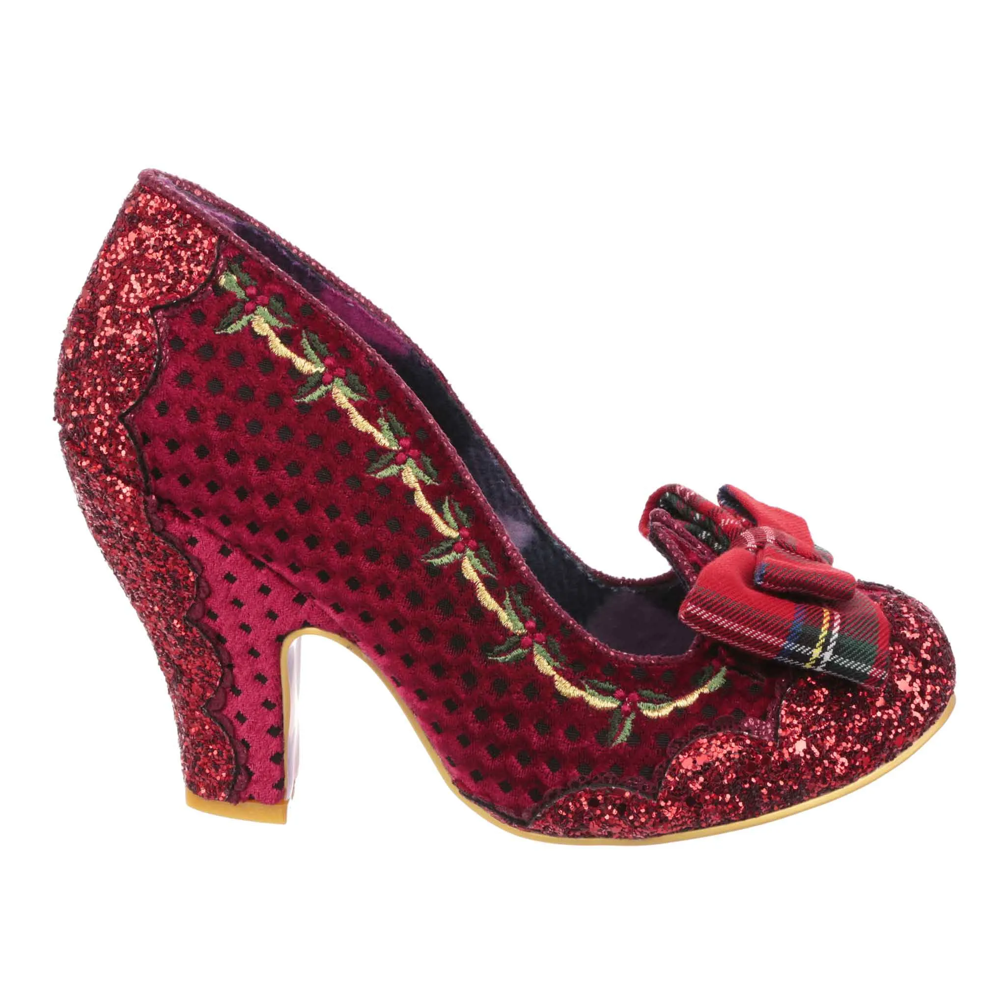 Irregular Choice Womens Wrapped Up Pretty High Heel - Red sold by The Foot Factory