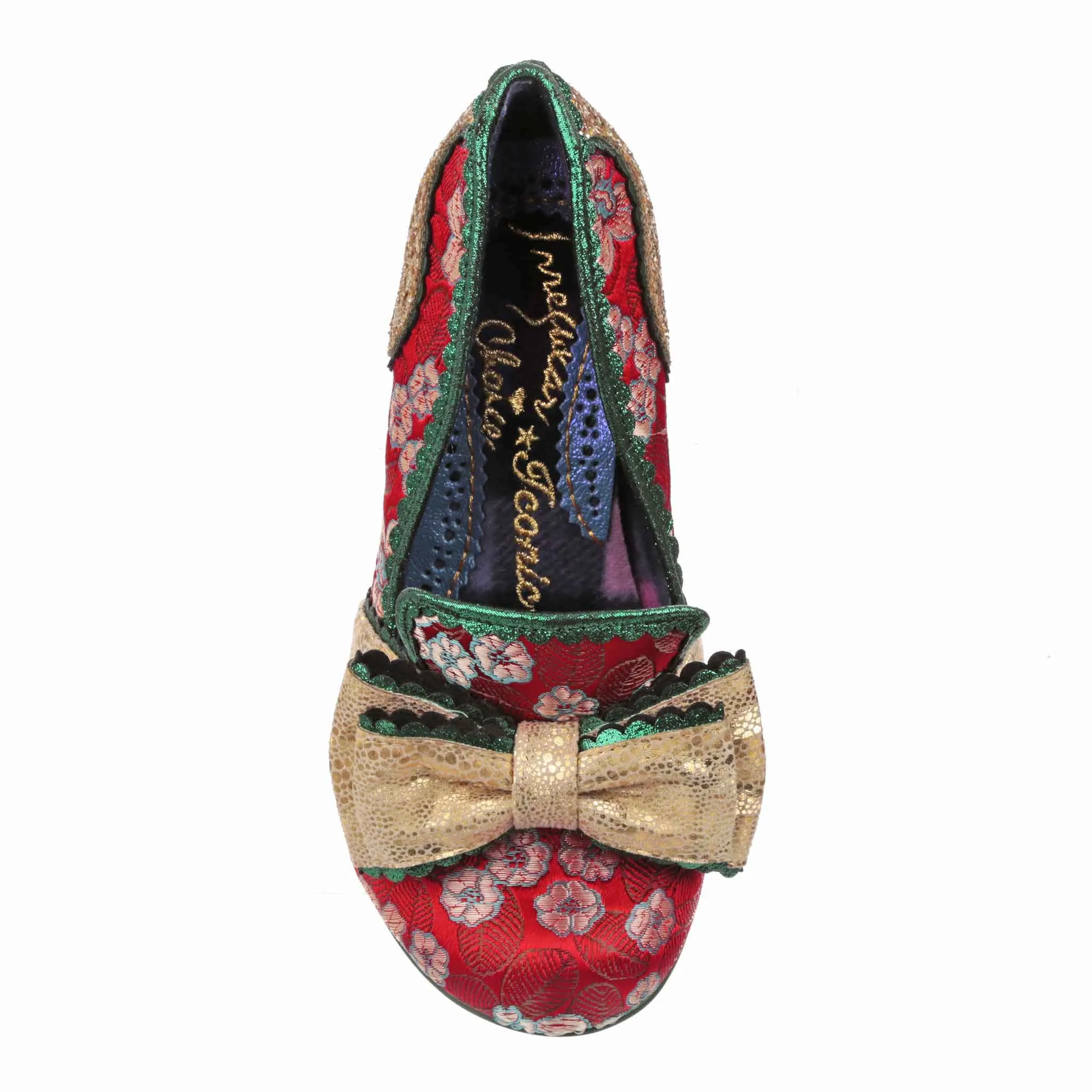 Irregular Choice Womens All The Time High Heel - Red / Gold sold by The Foot Factory product image thumbnail 4