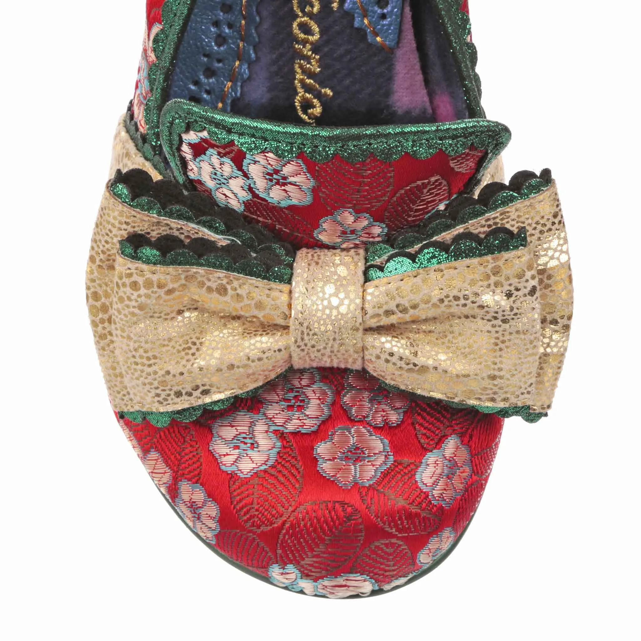 Irregular Choice Womens All The Time High Heel - Red / Gold sold by The Foot Factory product image thumbnail 5