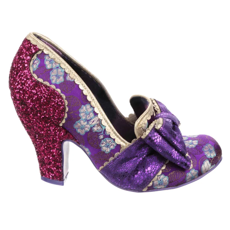 Irregular Choice Womens All The Time High Heel - Purple / Pink sold by The Foot Factory