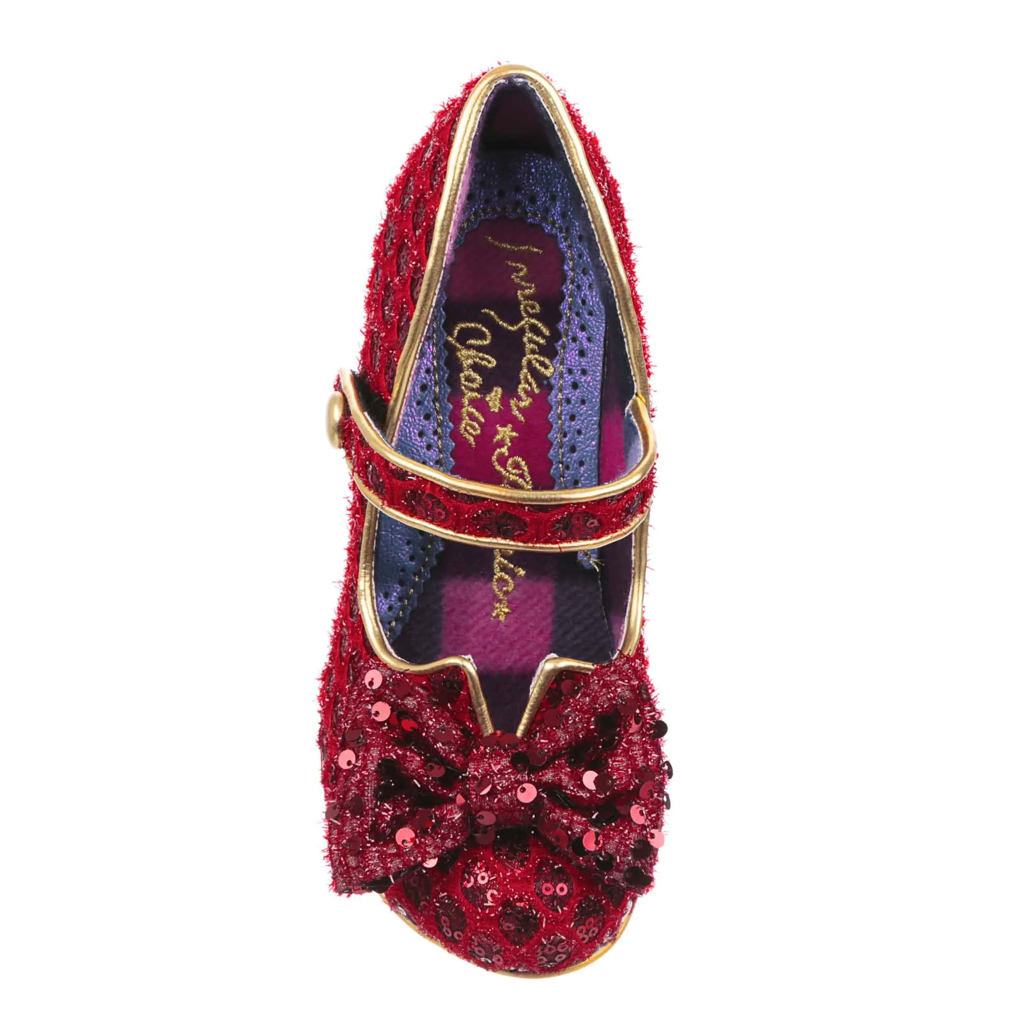 Irregular Choice Womens Fancy That High Heel - Red Glitter sold by The Foot Factory product image thumbnail 4