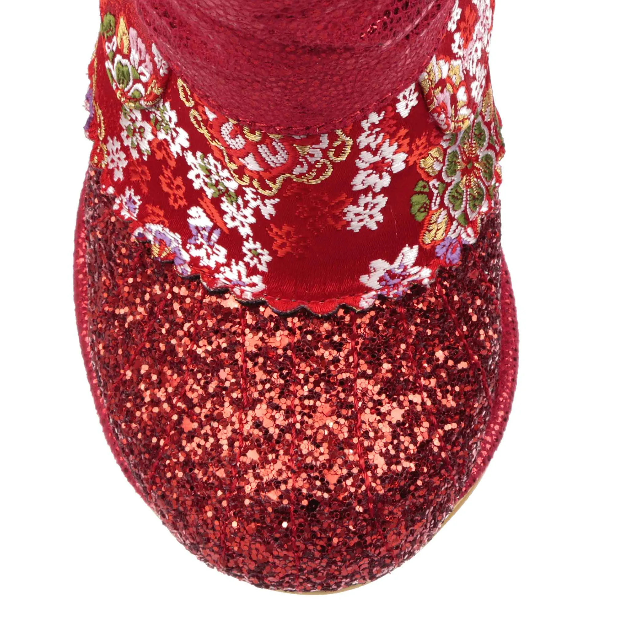 Irregular Choice Womens Miaow High Heel - Red Glitter sold by The Foot Factory product image thumbnail 5