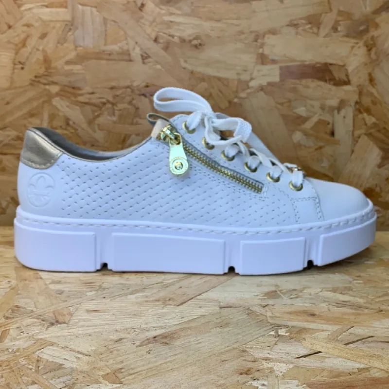 Rieker Womens Fashion Trainers - White sold by The Foot Factory