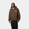Carhartt WIP Mens Charm Link Hoodie - Liberica / Gold Stone Washed sold by The Foot Factory