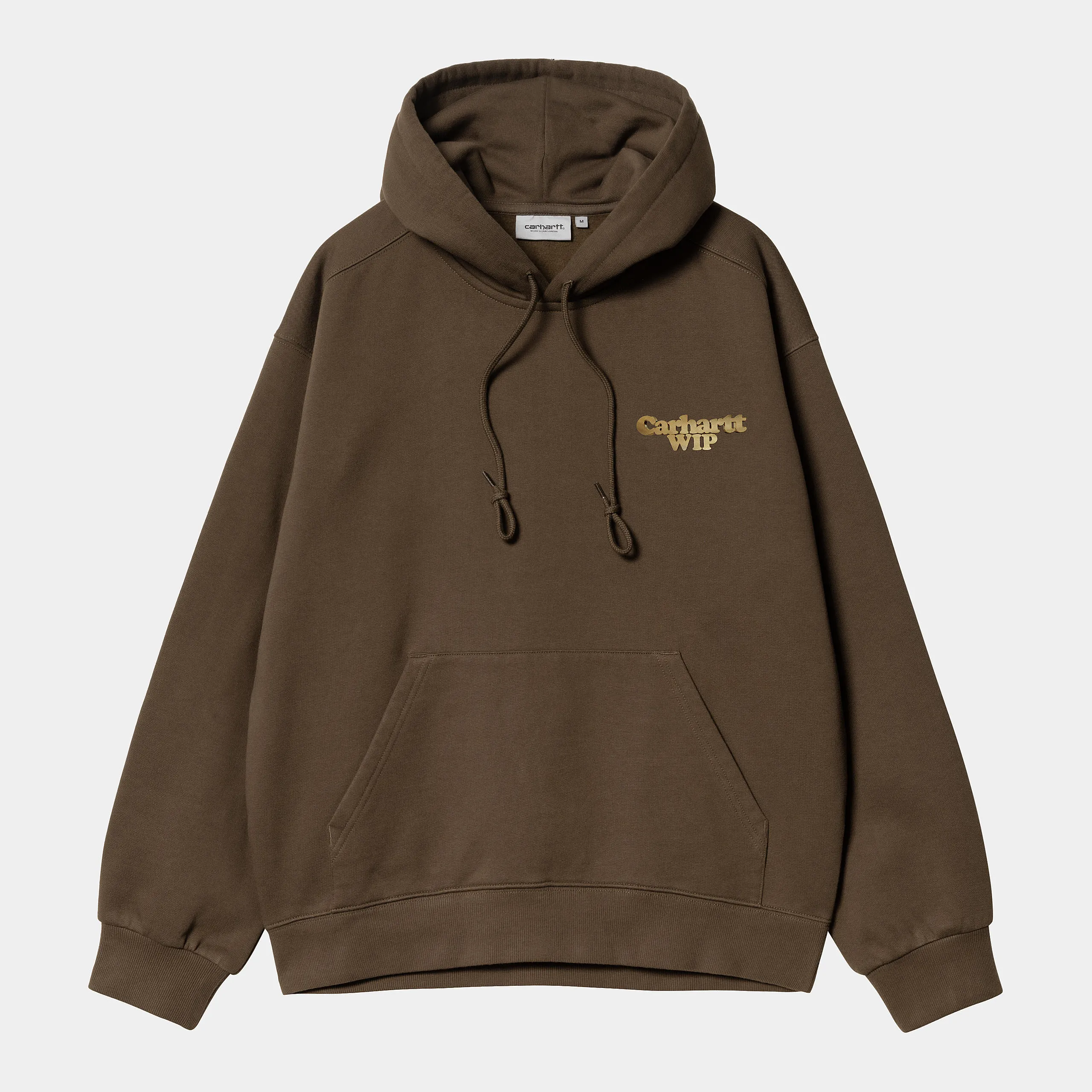 Carhartt WIP Mens Charm Link Hoodie - Liberica / Gold Stone Washed sold by The Foot Factory