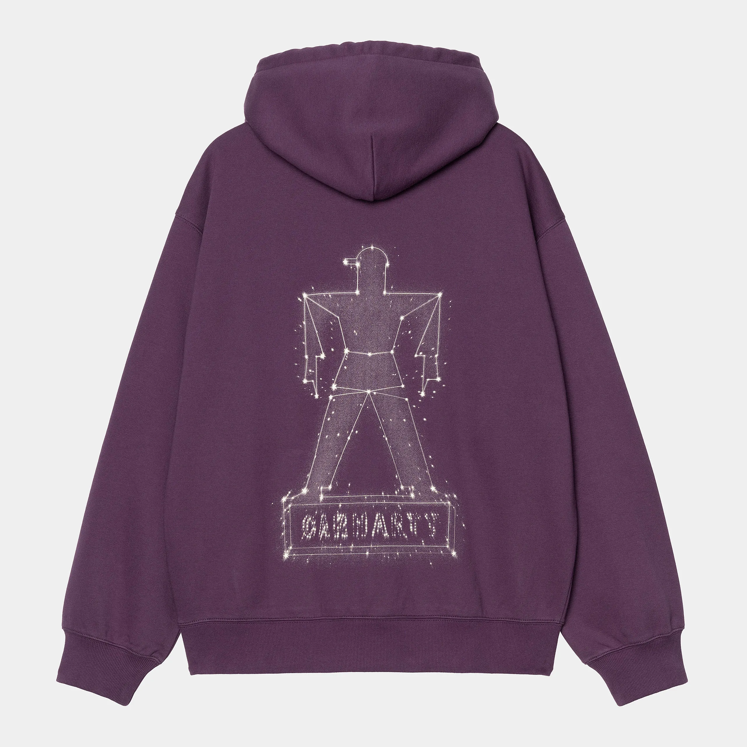 Carhartt WIP Mens Stargazer Hoodie - Huckleberry / Wax sold by The Foot Factory product image thumbnail 2