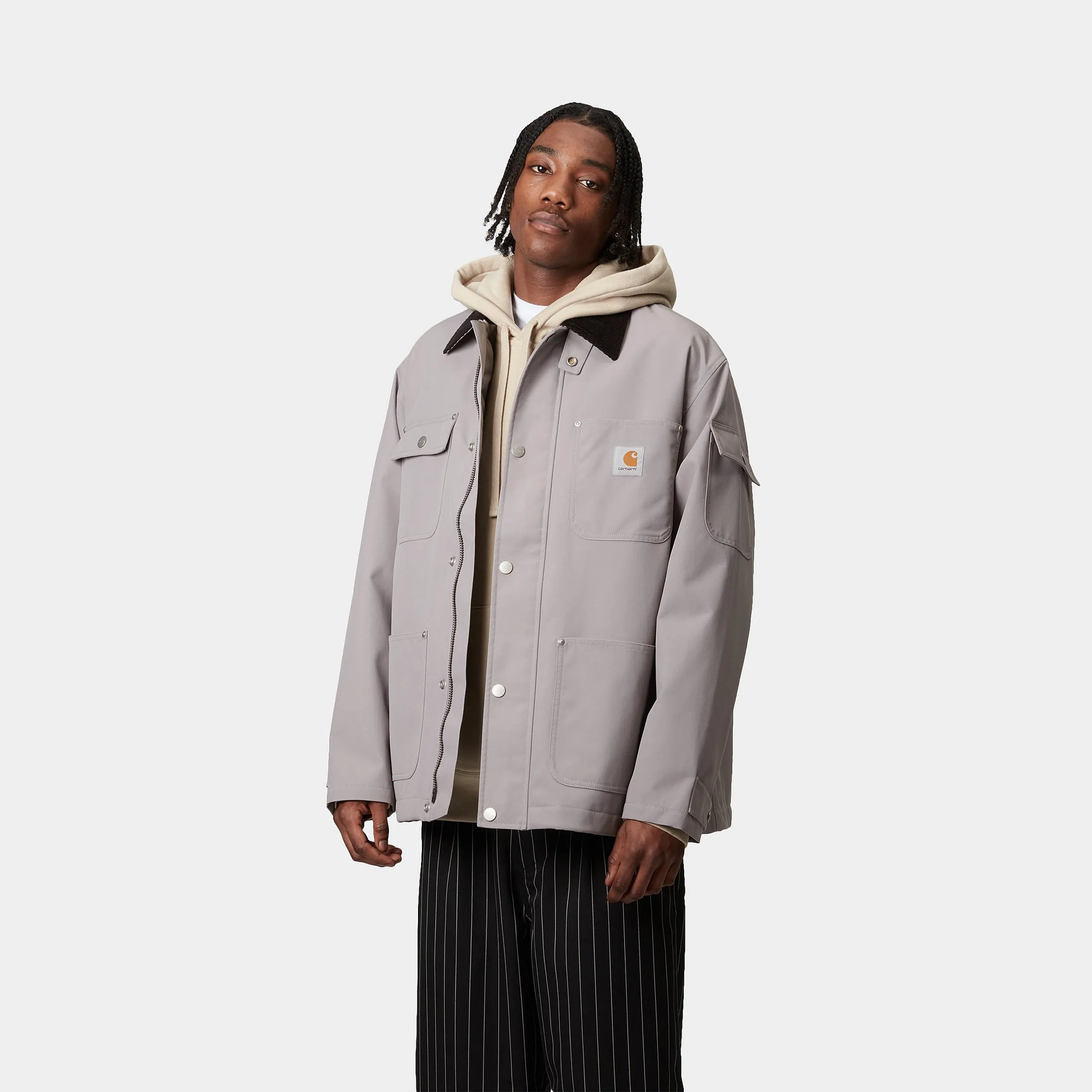 Carhartt WIP Mens Clapton Jacket - Yosemite / Black sold by The Foot Factory product image thumbnail 4