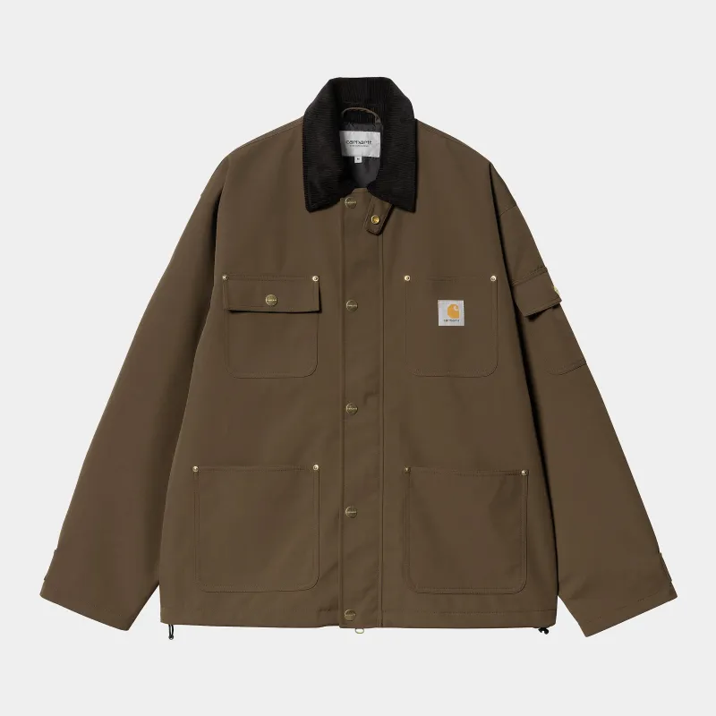 Carhartt WIP Mens Clapton Jacket - Liberica / Black sold by The Foot Factory