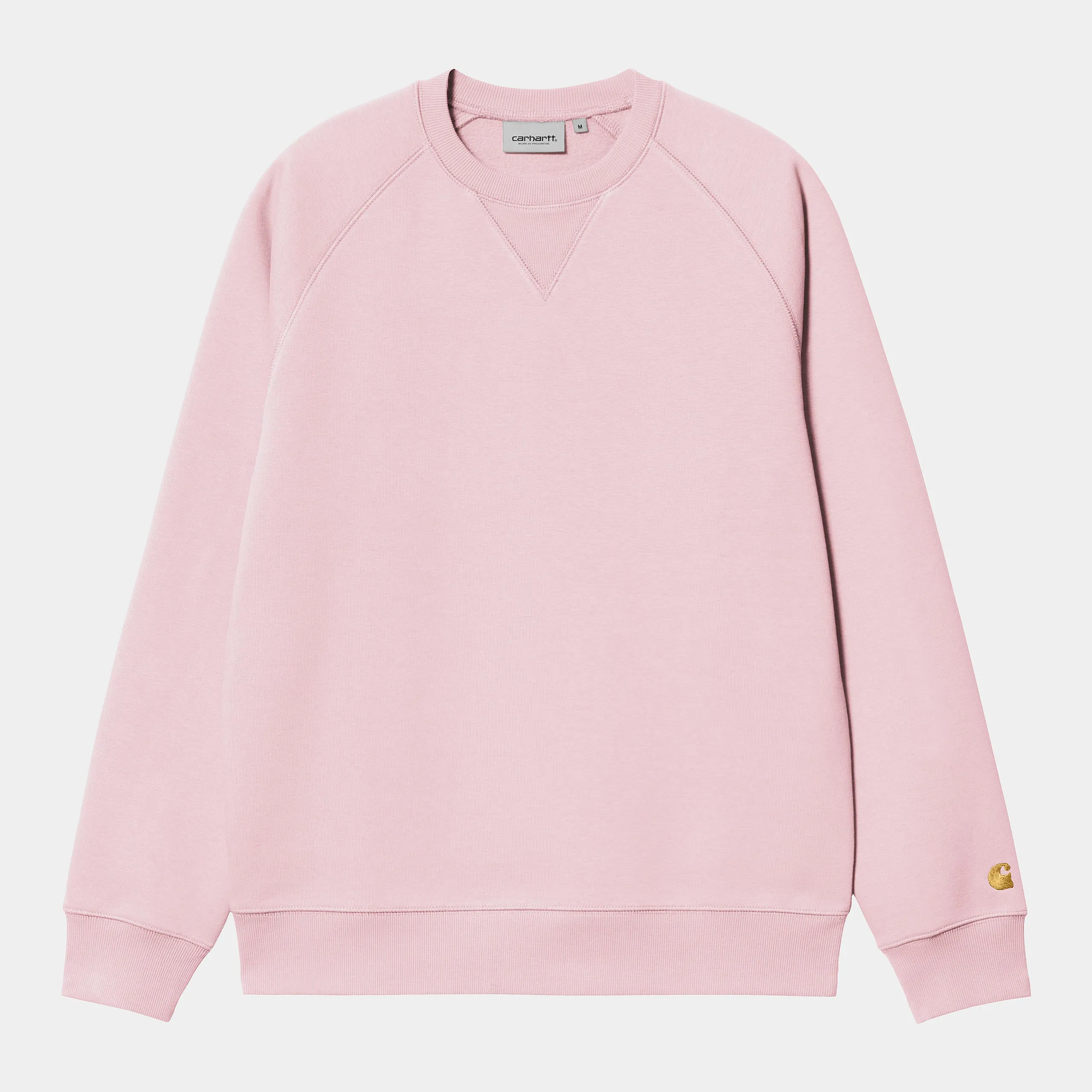 Carhartt WIP Mens Chase Sweat Top - Air Pink sold by The Foot Factory
