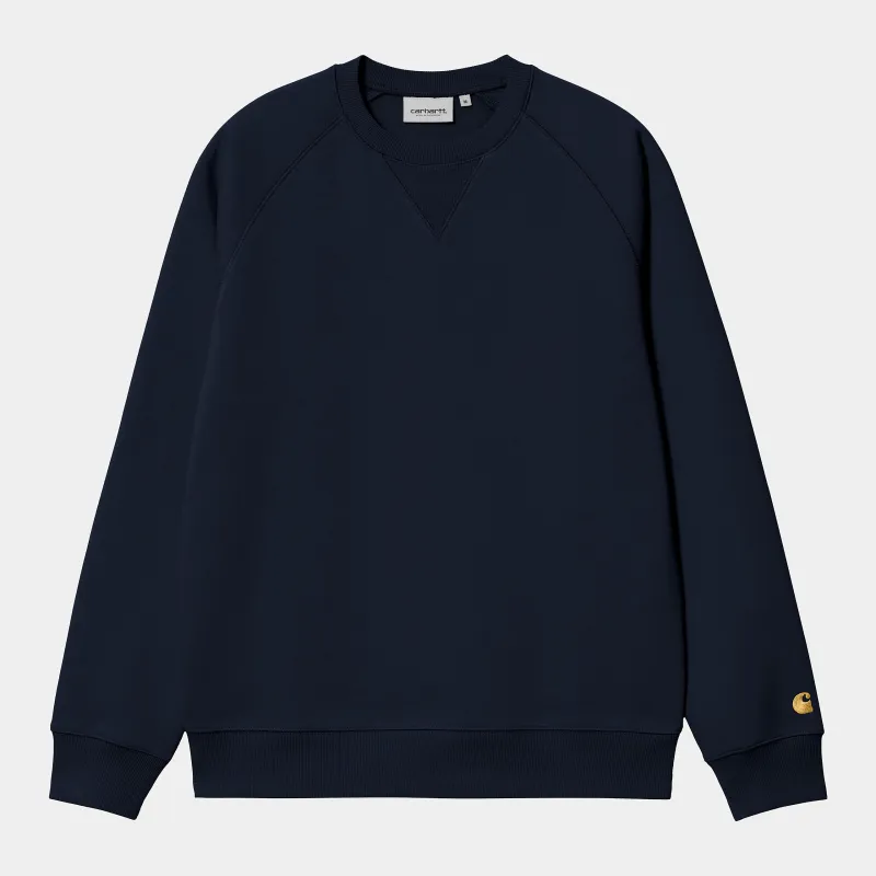 Carhartt WIP Mens Chase Sweat Top - Mizar sold by The Foot Factory