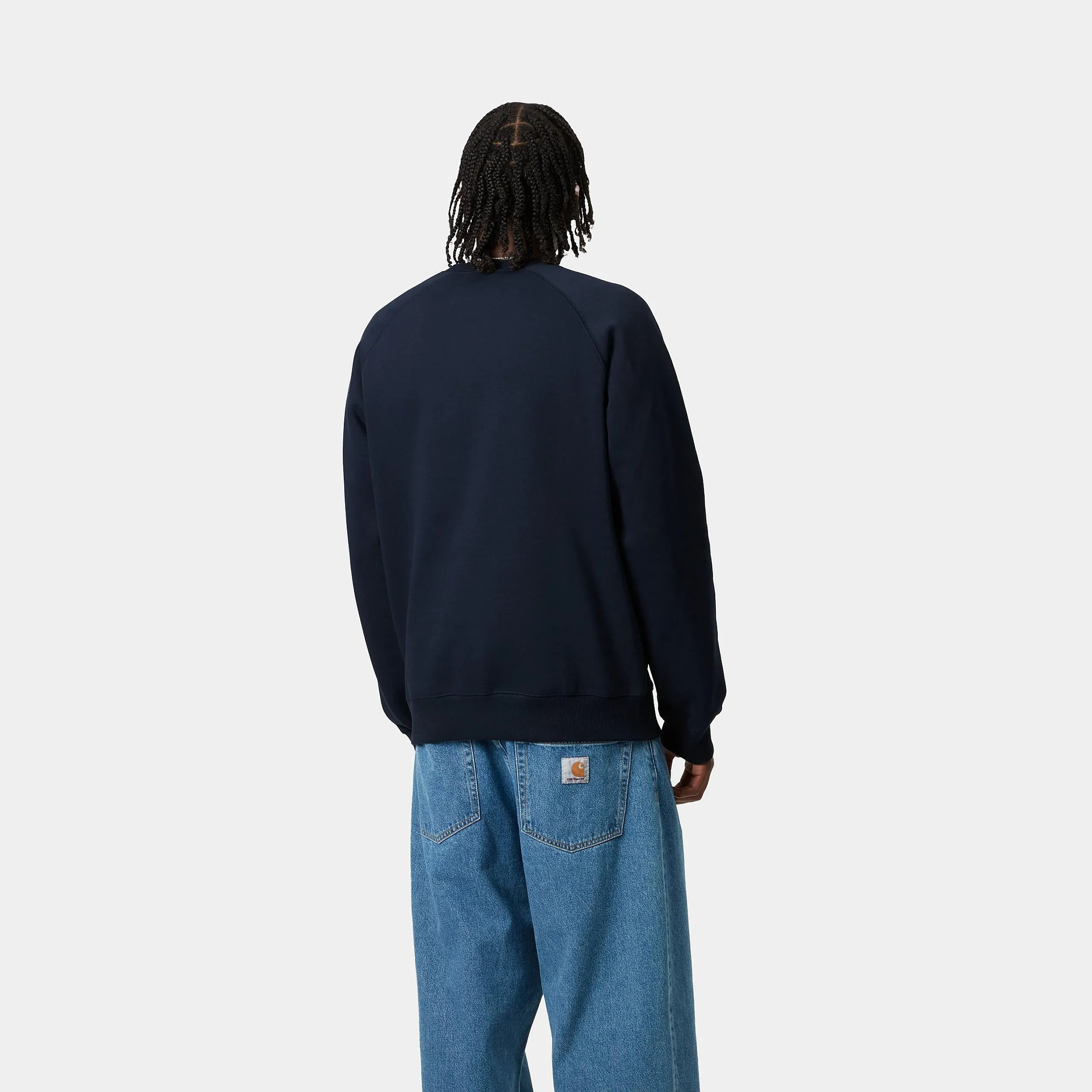 Carhartt WIP Mens Chase Sweat Top - Mizar sold by The Foot Factory product image thumbnail 4