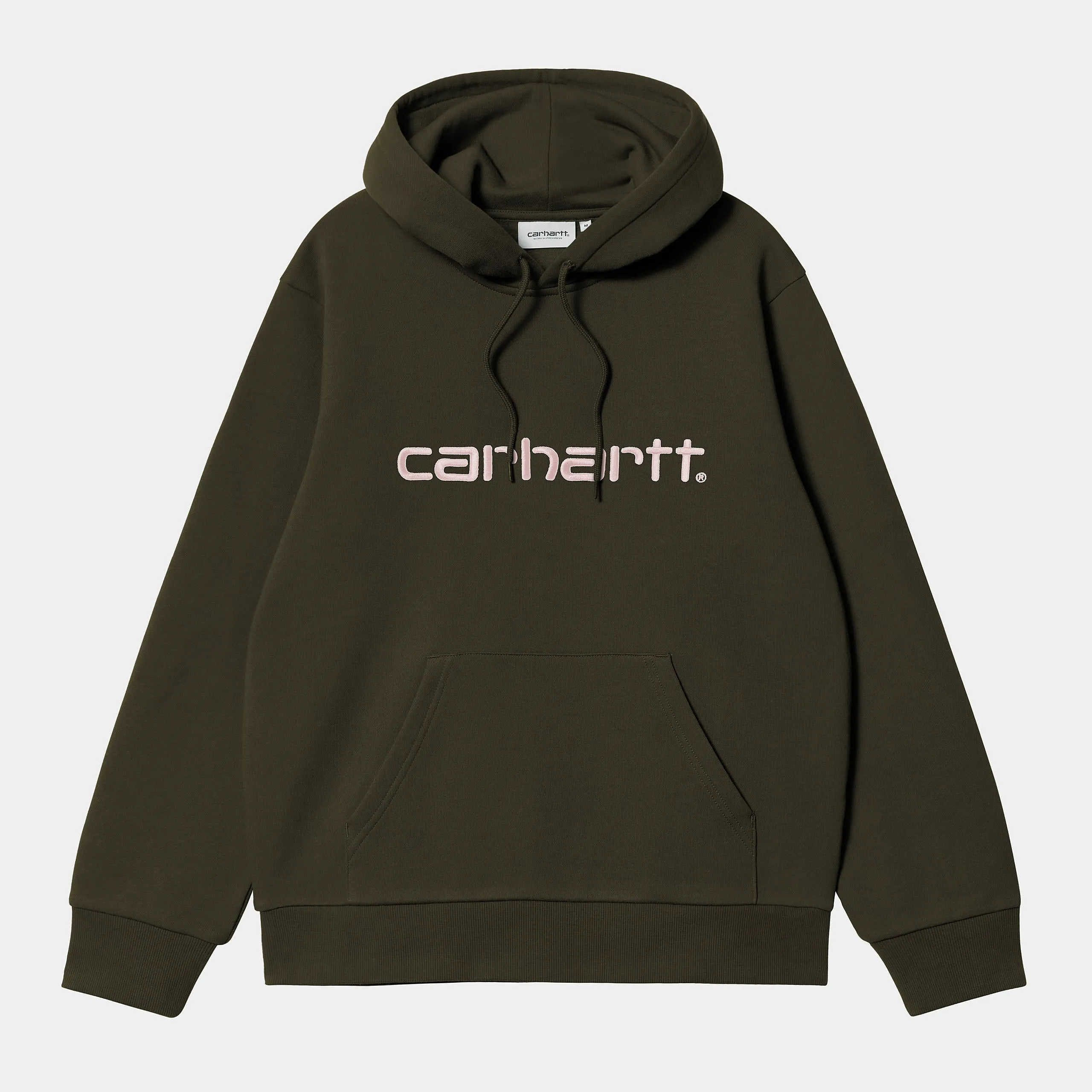 Carhartt WIP Mens Carhartt Hoodie - Turtle / Air Pink sold by The Foot Factory