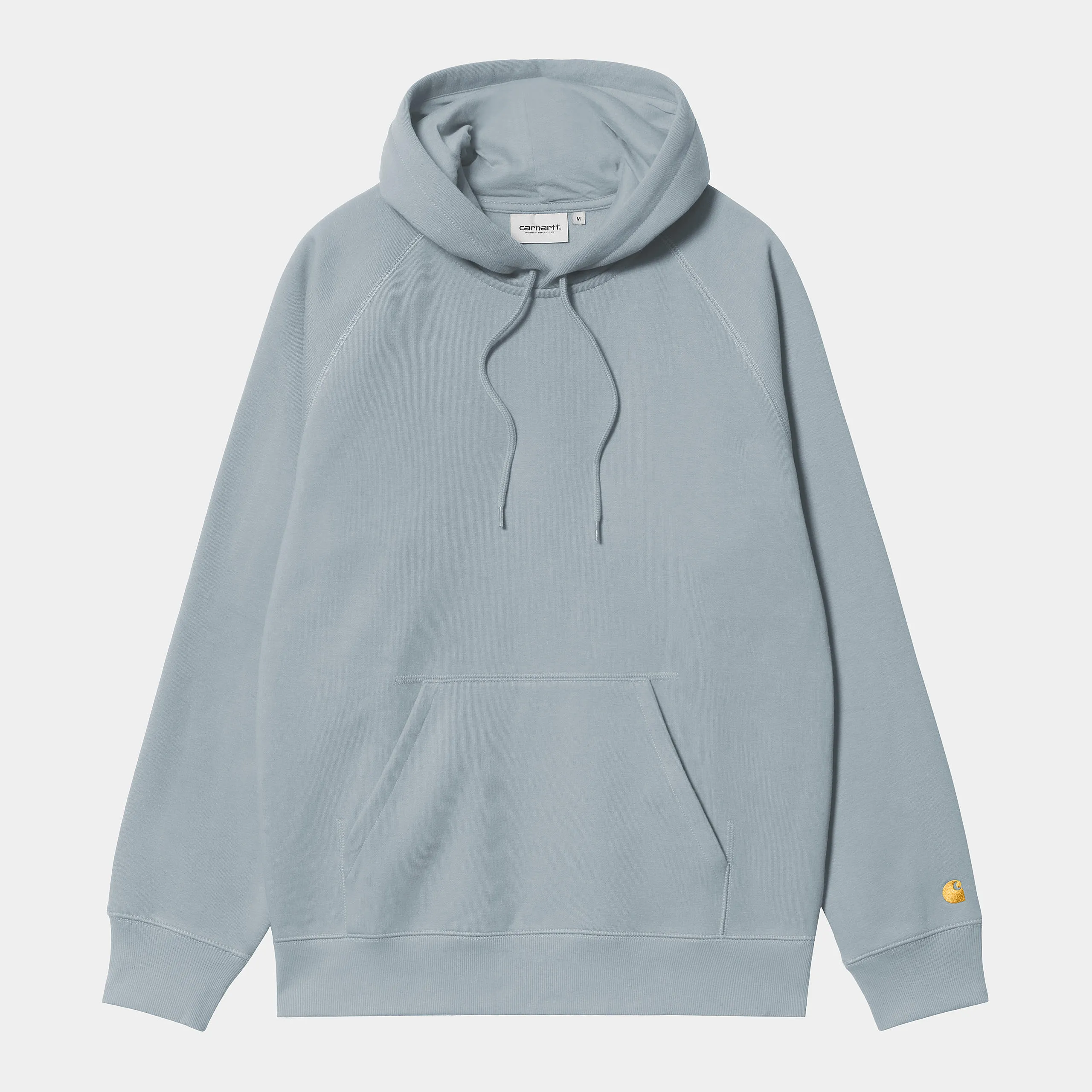 Carhartt WIP Mens Chase Hoodie - Frosted Blue sold by The Foot Factory