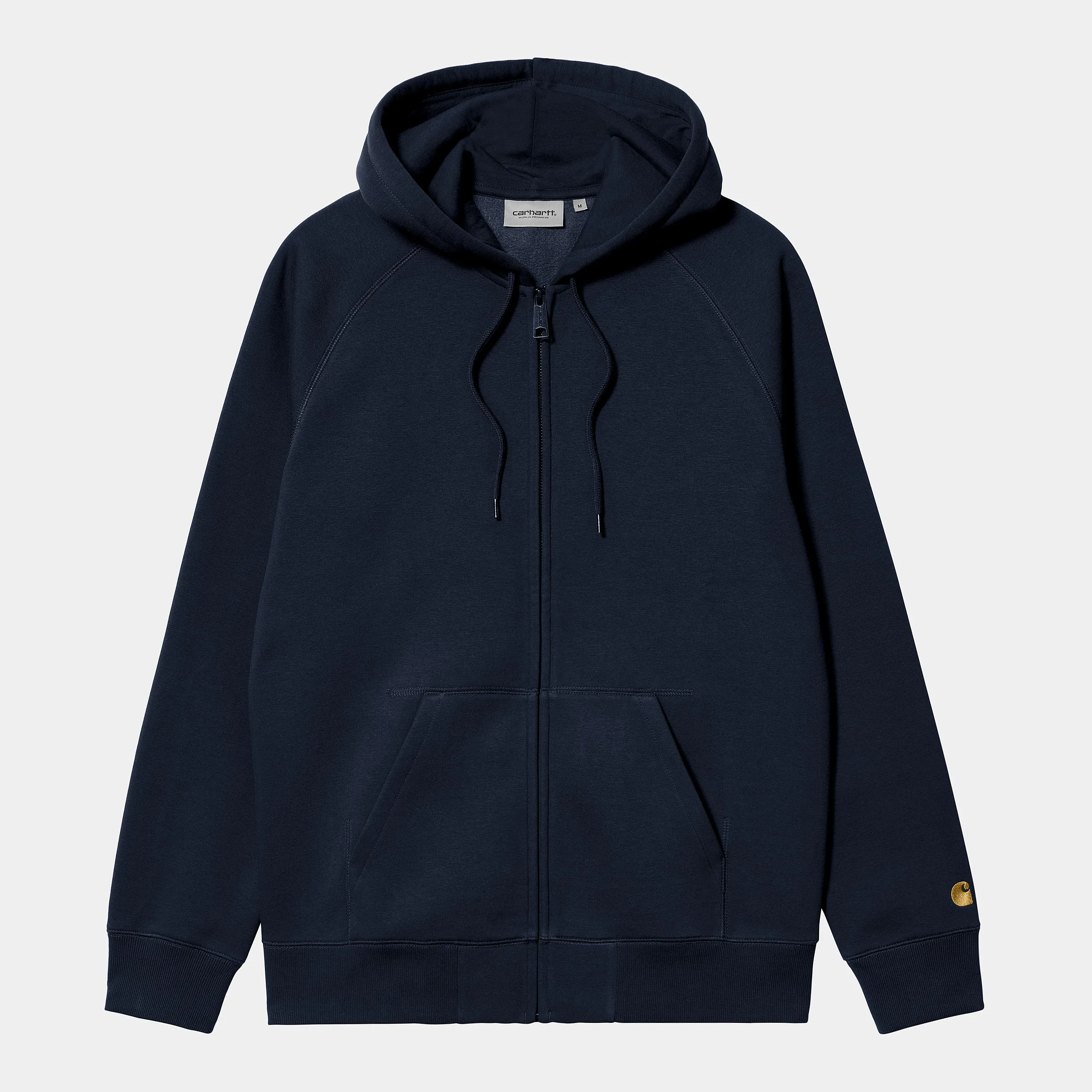 Carhartt WIP Mens Chase Zip Front Jacket Hoodie - Mizar sold by The Foot Factory
