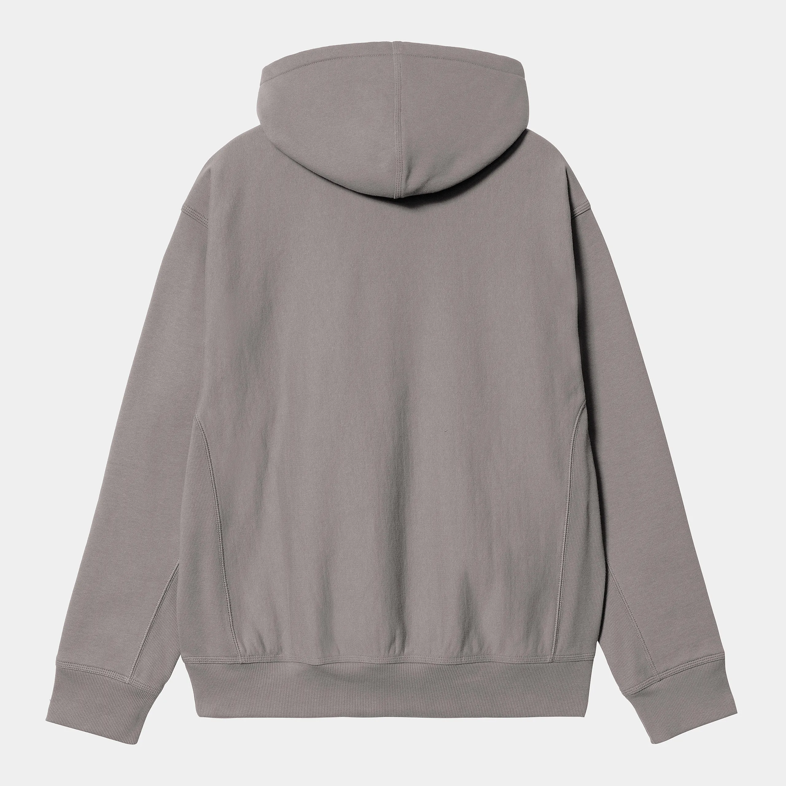 Carhartt WIP Mens American Script Zip Front Jacket Hoodie - Yosemite sold by The Foot Factory product image thumbnail 2