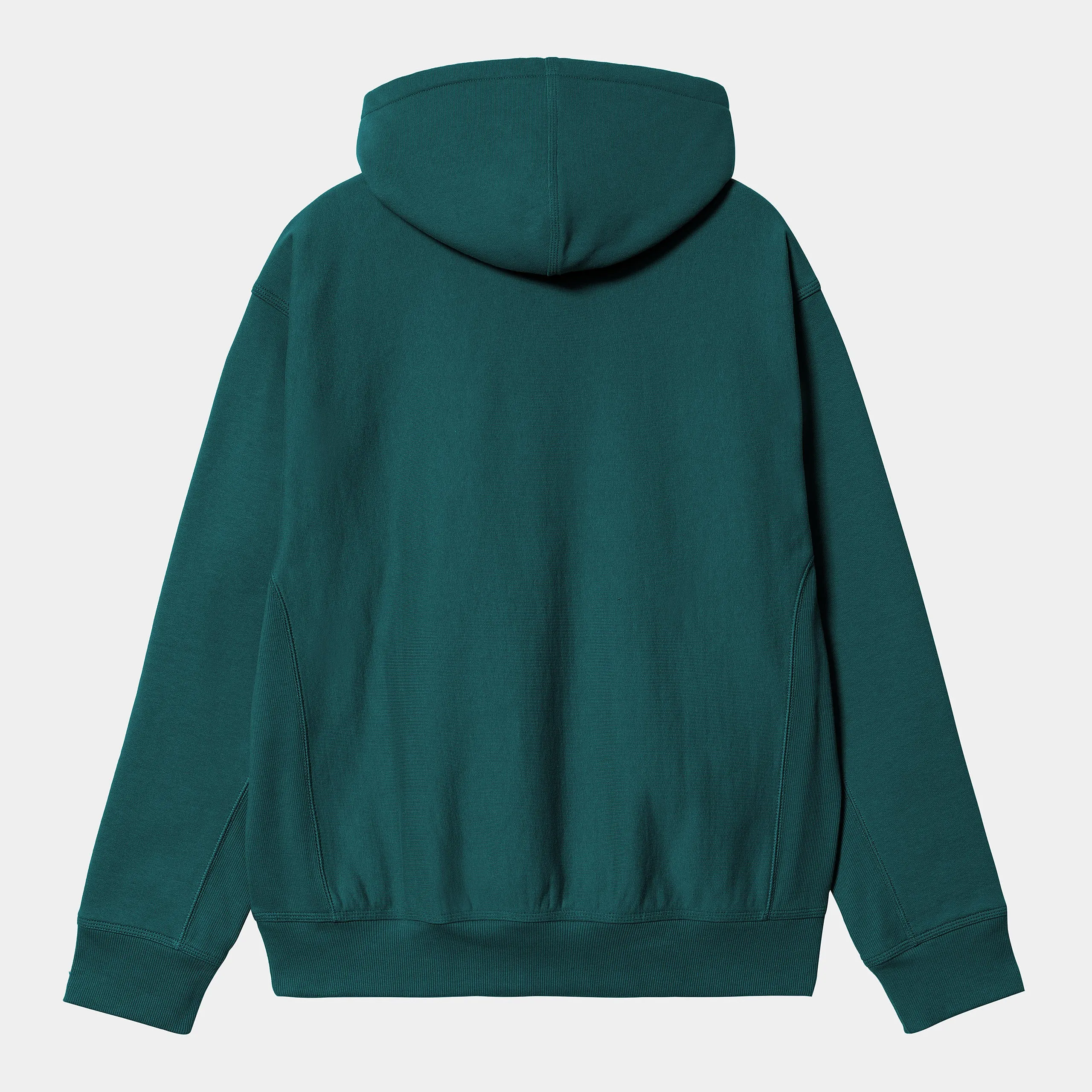 Carhartt WIP Mens American Script Zip Front Jacket Hoodie - Malachite sold by The Foot Factory product image thumbnail 2