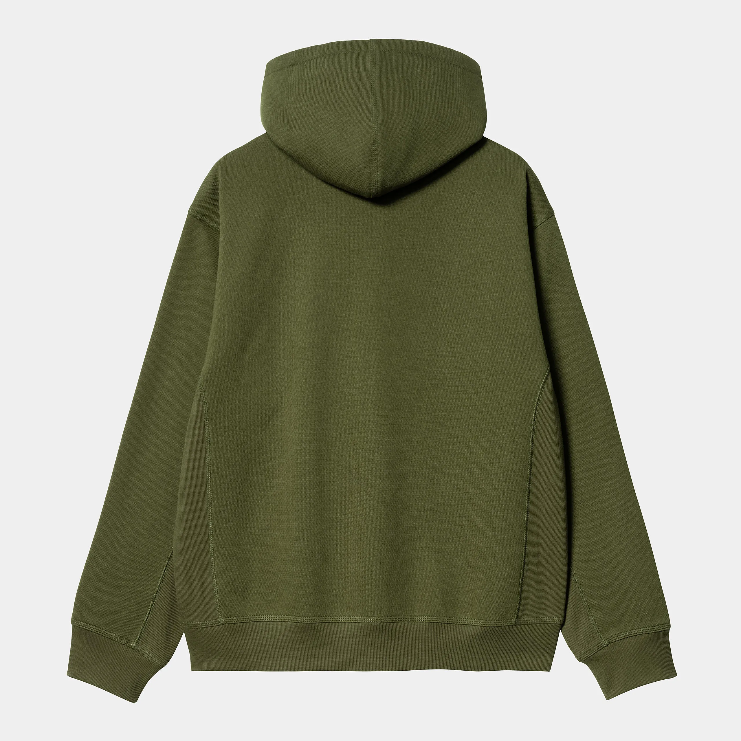 Carhartt WIP Mens American Script Zip Front Jacket Hoodie - Tarragon sold by The Foot Factory product image thumbnail 2