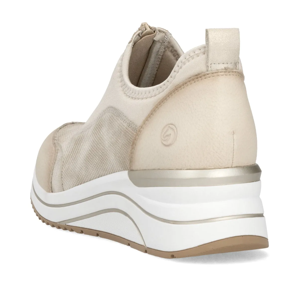 Remonte Womens Fashion Trainers - Beige sold by The Foot Factory product image thumbnail 4