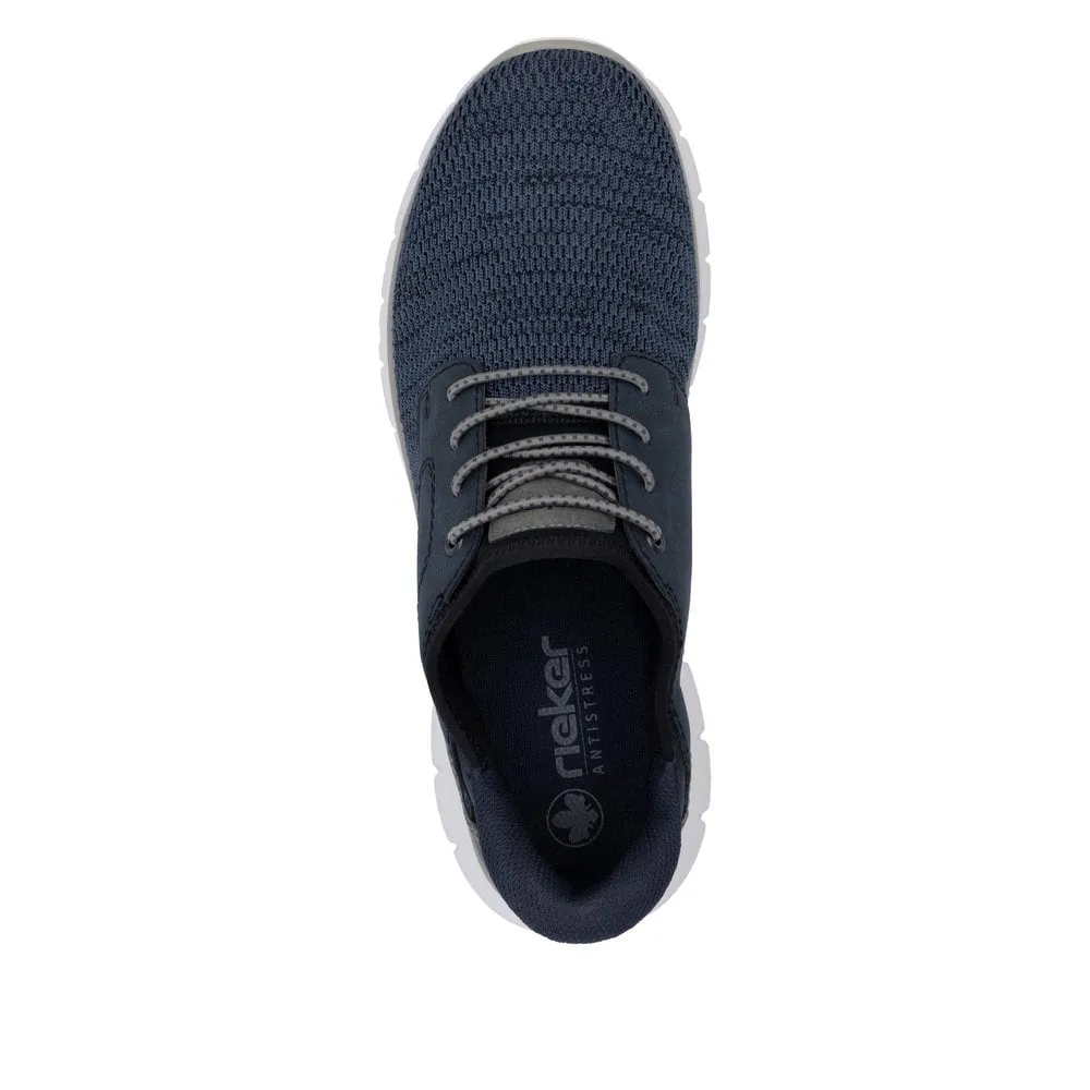 Rieker Mens Slip On Trainers - Blue sold by The Foot Factory product image thumbnail 5