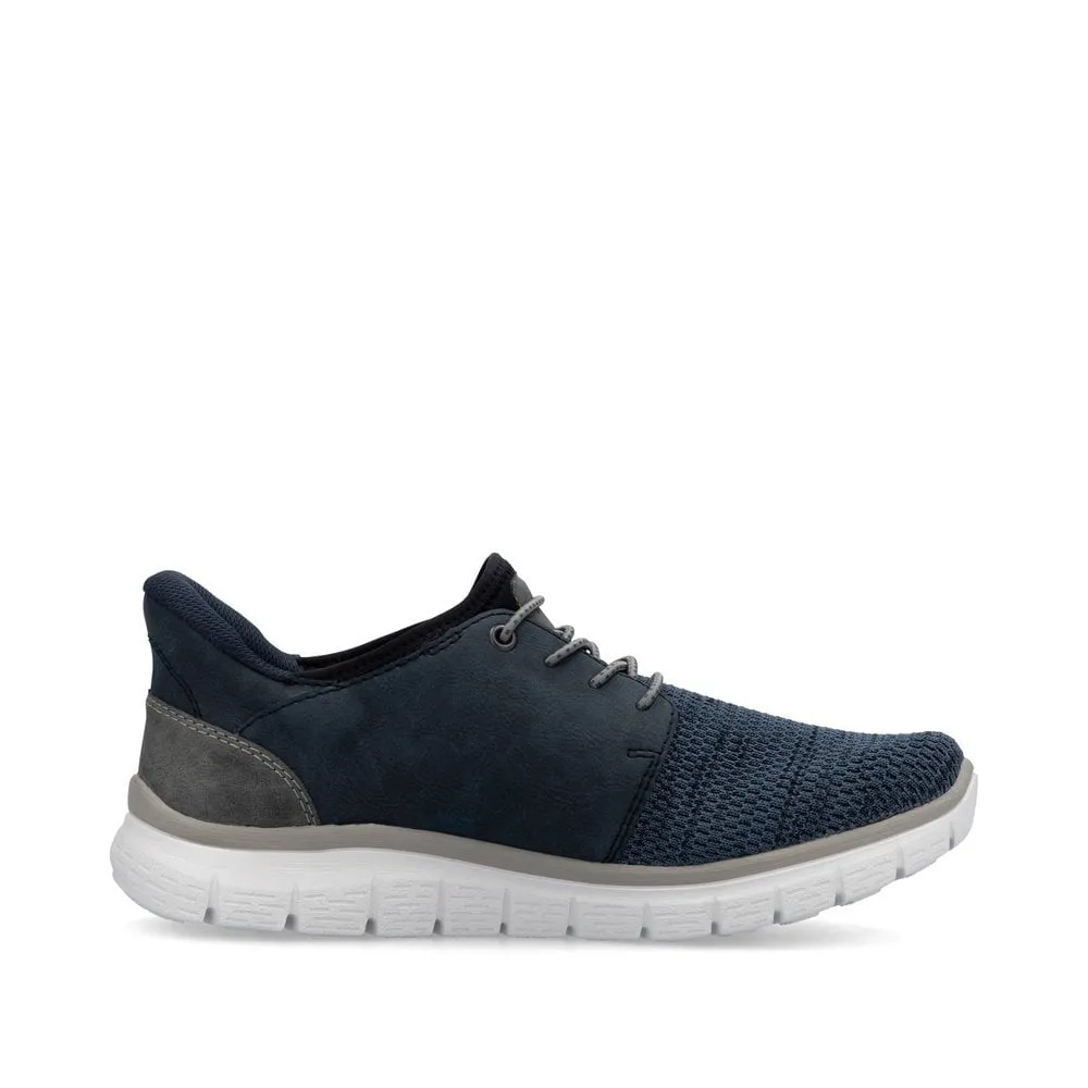 Rieker Mens Slip On Trainers - Blue sold by The Foot Factory product image thumbnail 3