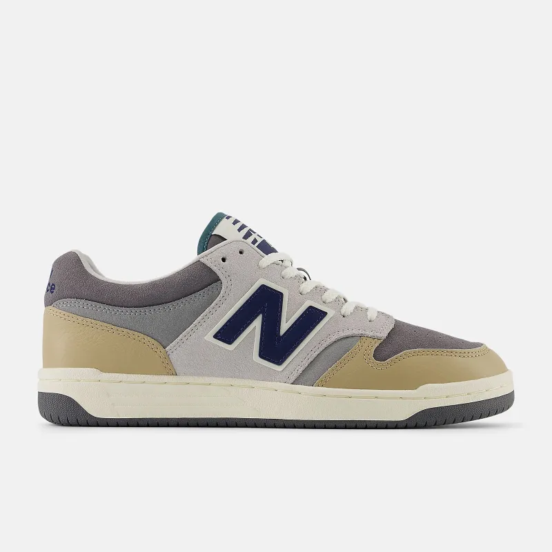 New Balance Mens BB480 Trainers - Castlerock / Brown sold by The Foot Factory