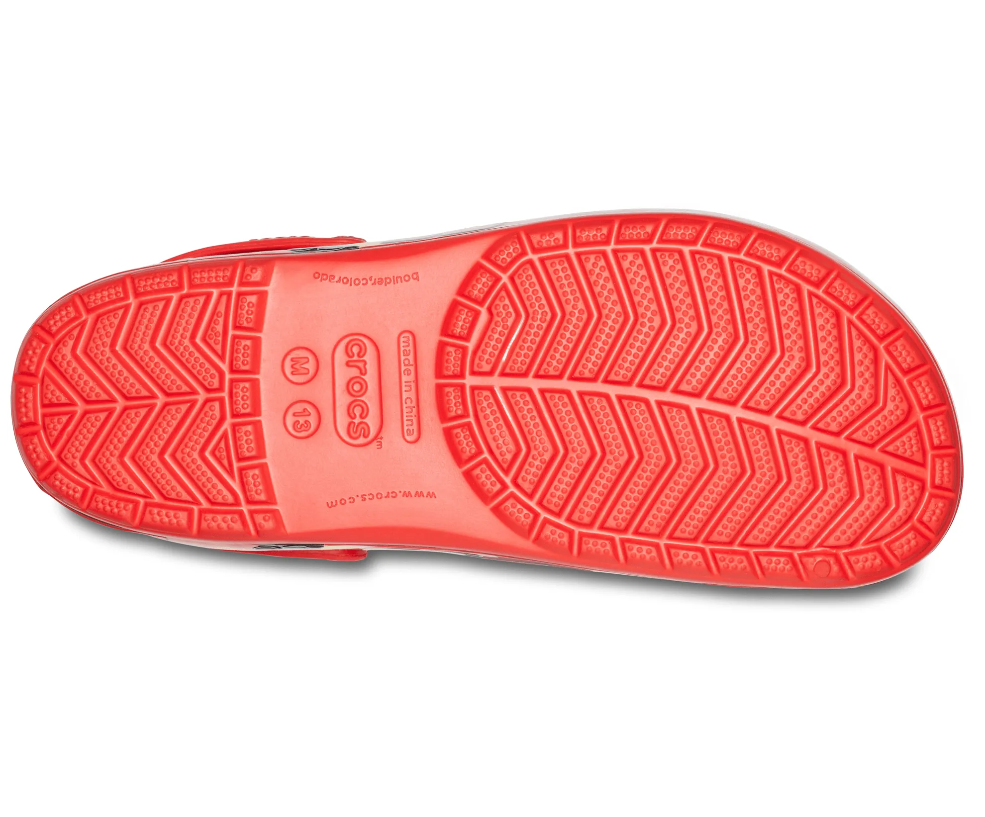 CROCS Unisex Lightning McQueen Classic Clog - Red sold by The Foot Factory product image thumbnail 4