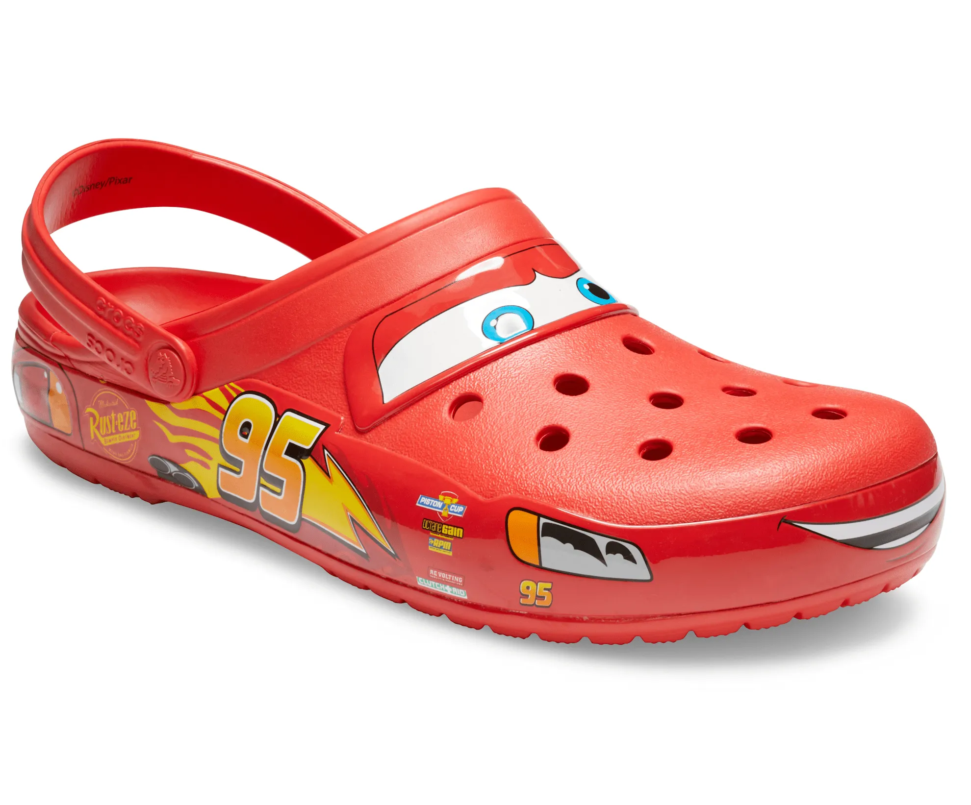CROCS Unisex Lightning McQueen Classic Clog - Red sold by The Foot Factory product image thumbnail 5