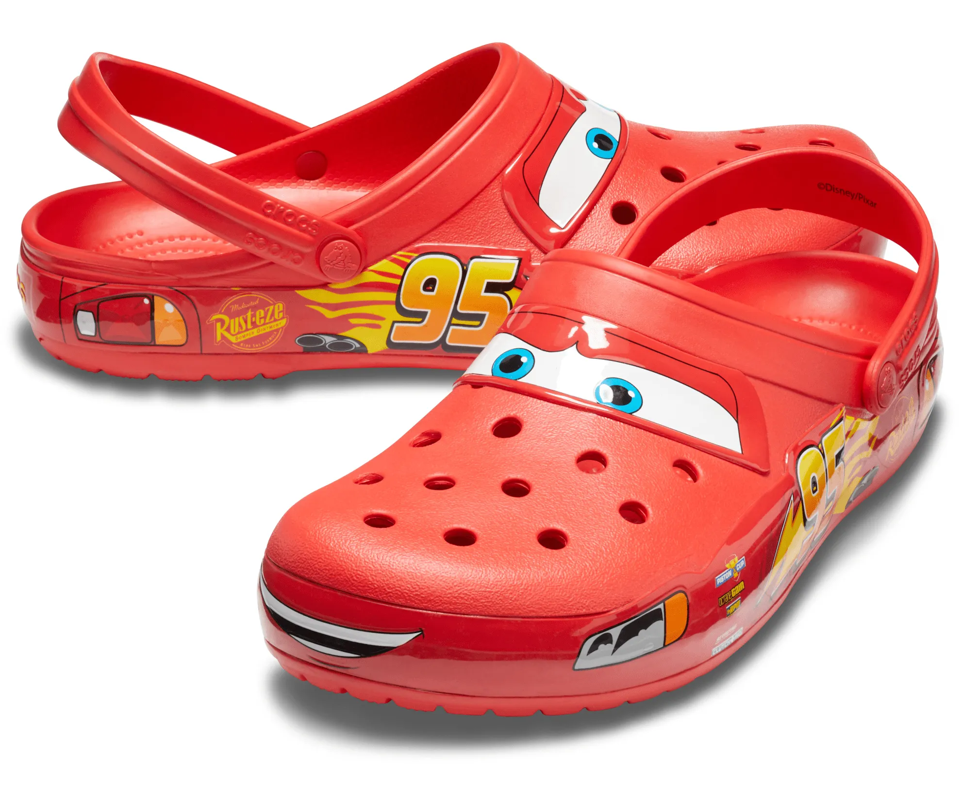 CROCS Unisex Lightning McQueen Classic Clog - Red sold by The Foot Factory product image thumbnail 2