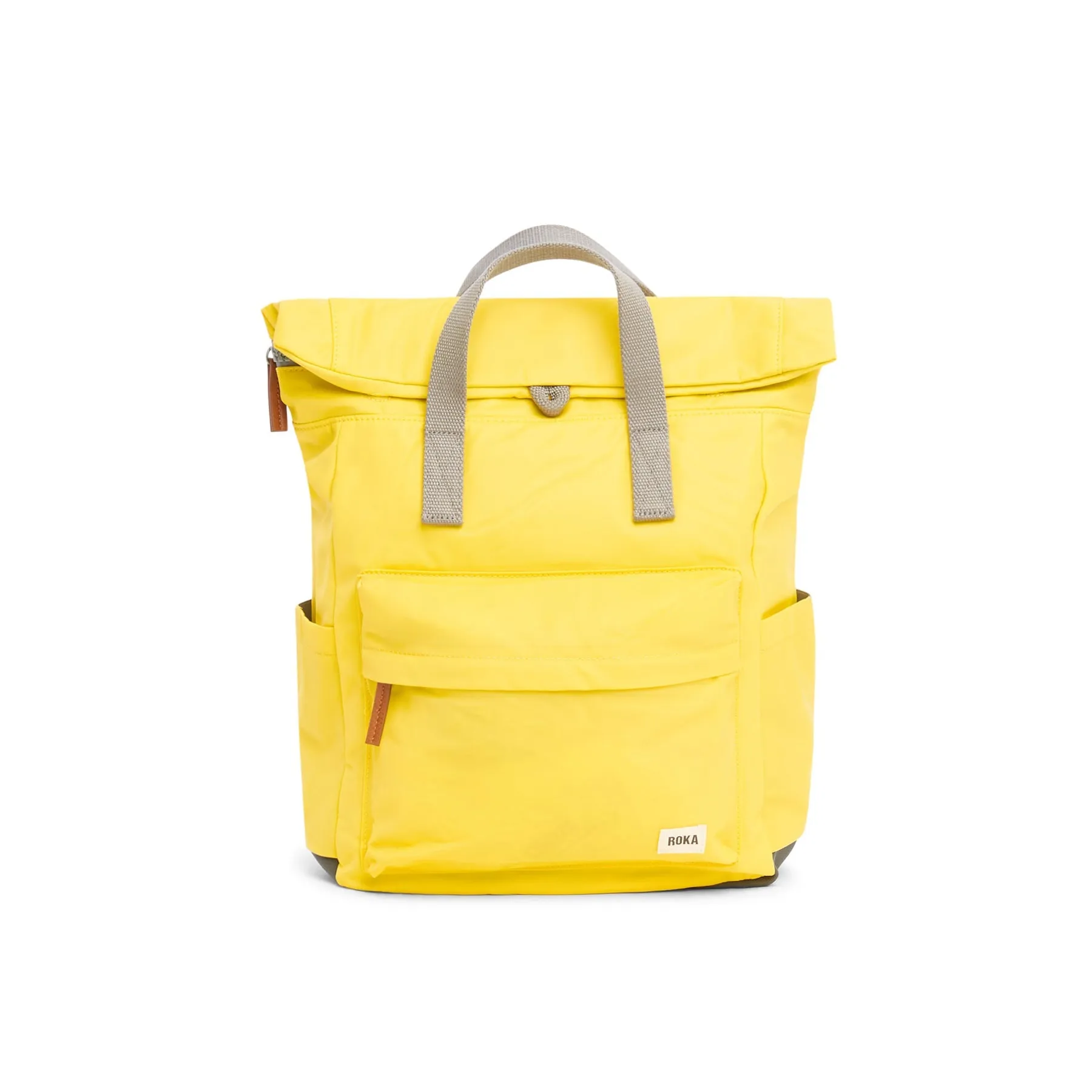 ROKA Canfield B Lemon Medium Recycled Nylon Bag sold by The Foot Factory