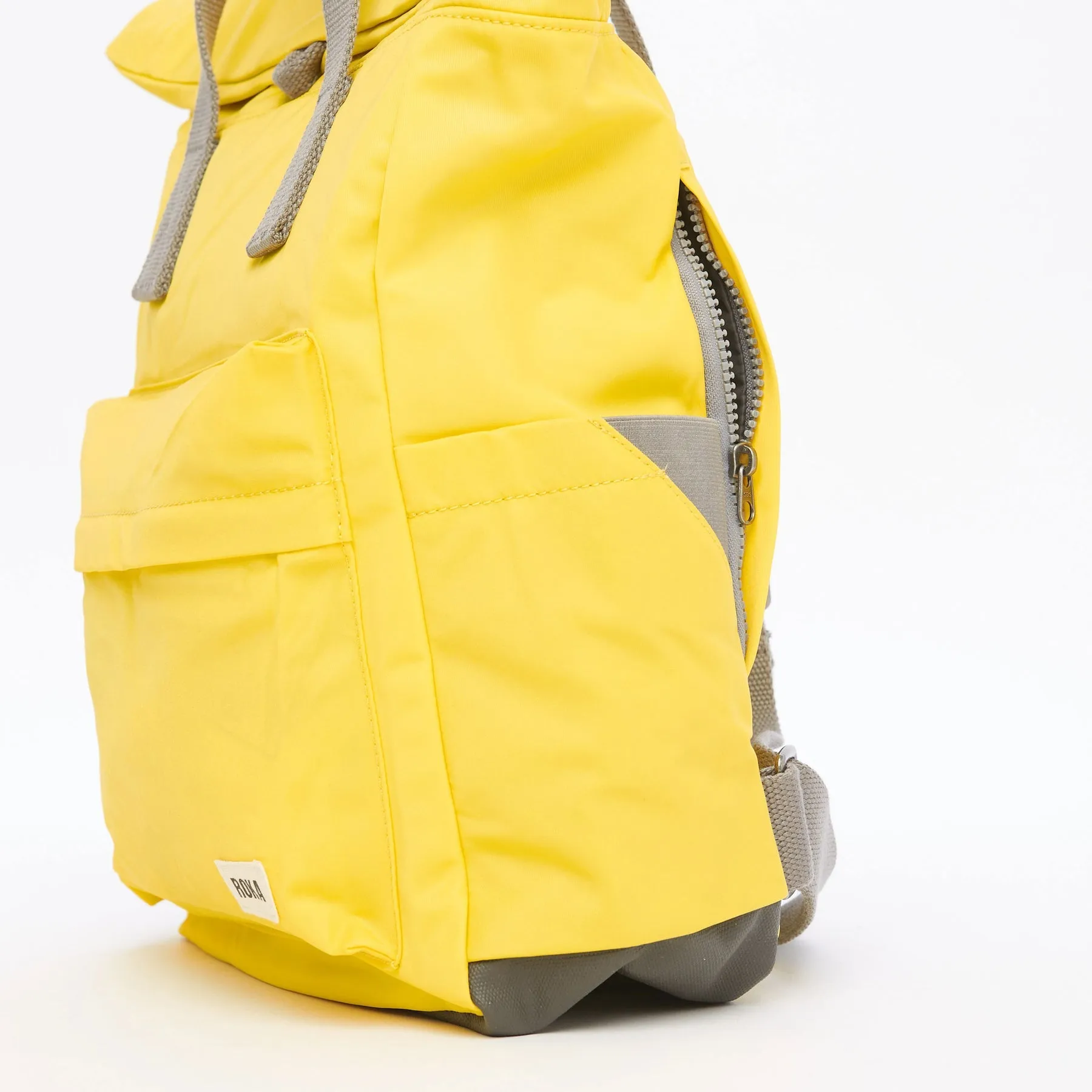ROKA Canfield B Lemon Medium Recycled Nylon Bag sold by The Foot Factory product image thumbnail 5