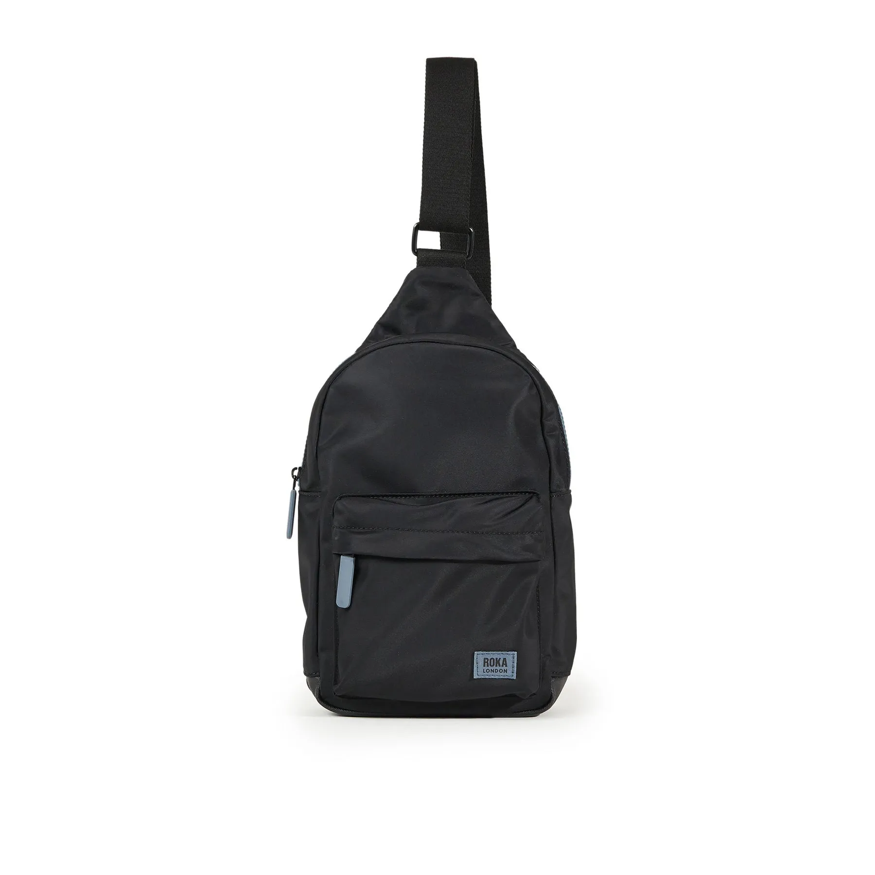 ROKA All Black Willesden B Airforce Large Recycled Nylon Bag sold by The Foot Factory