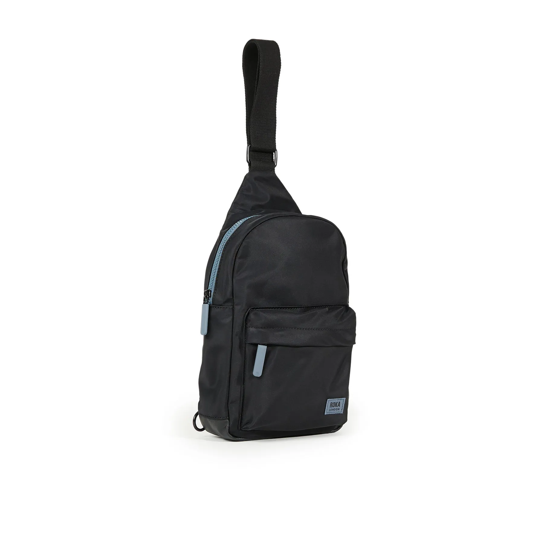 ROKA All Black Willesden B Airforce Large Recycled Nylon Bag sold by The Foot Factory product image thumbnail 2