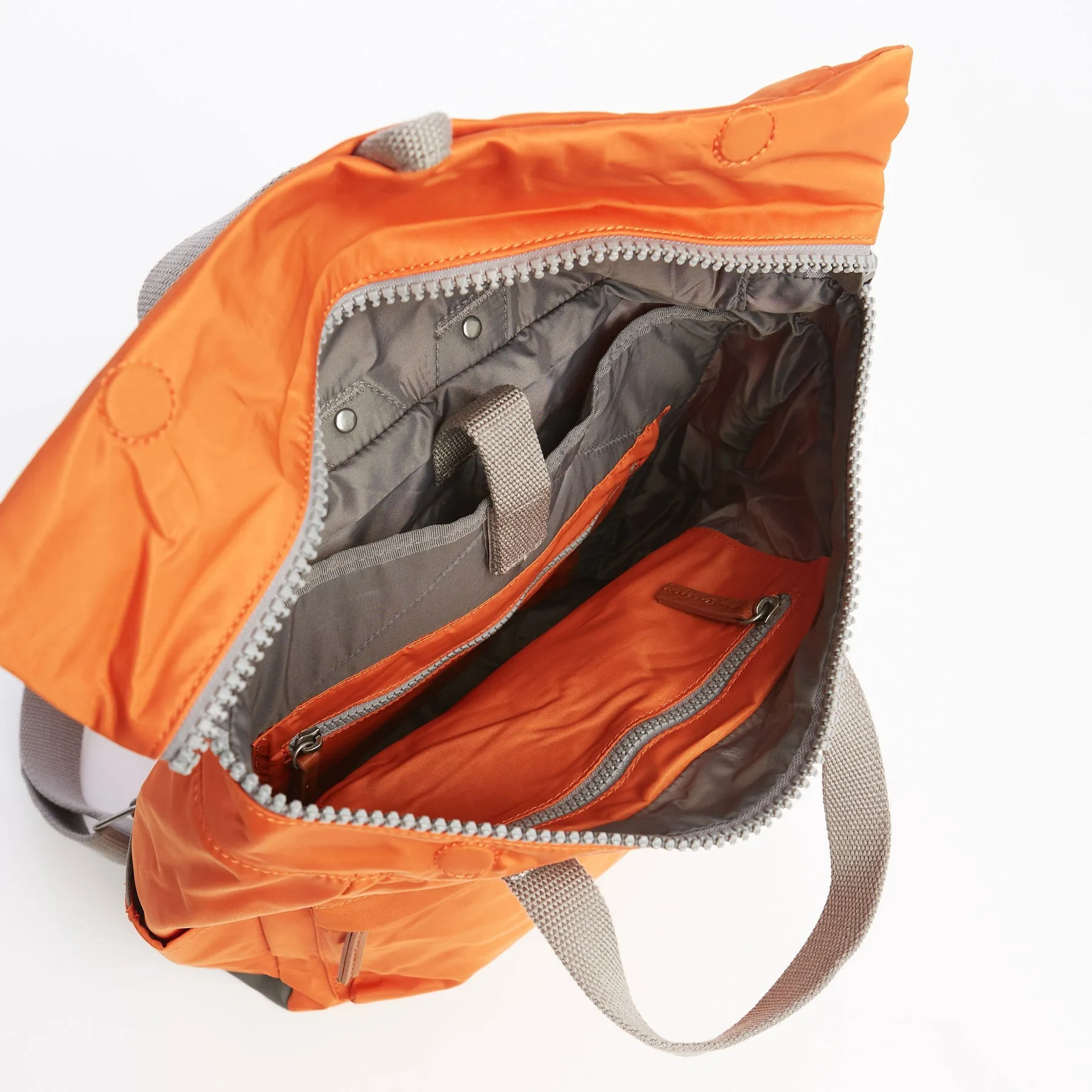 ROKA Canfield B Burnt Orange Medium Recycled Nylon Bag sold by The Foot Factory product image thumbnail 5
