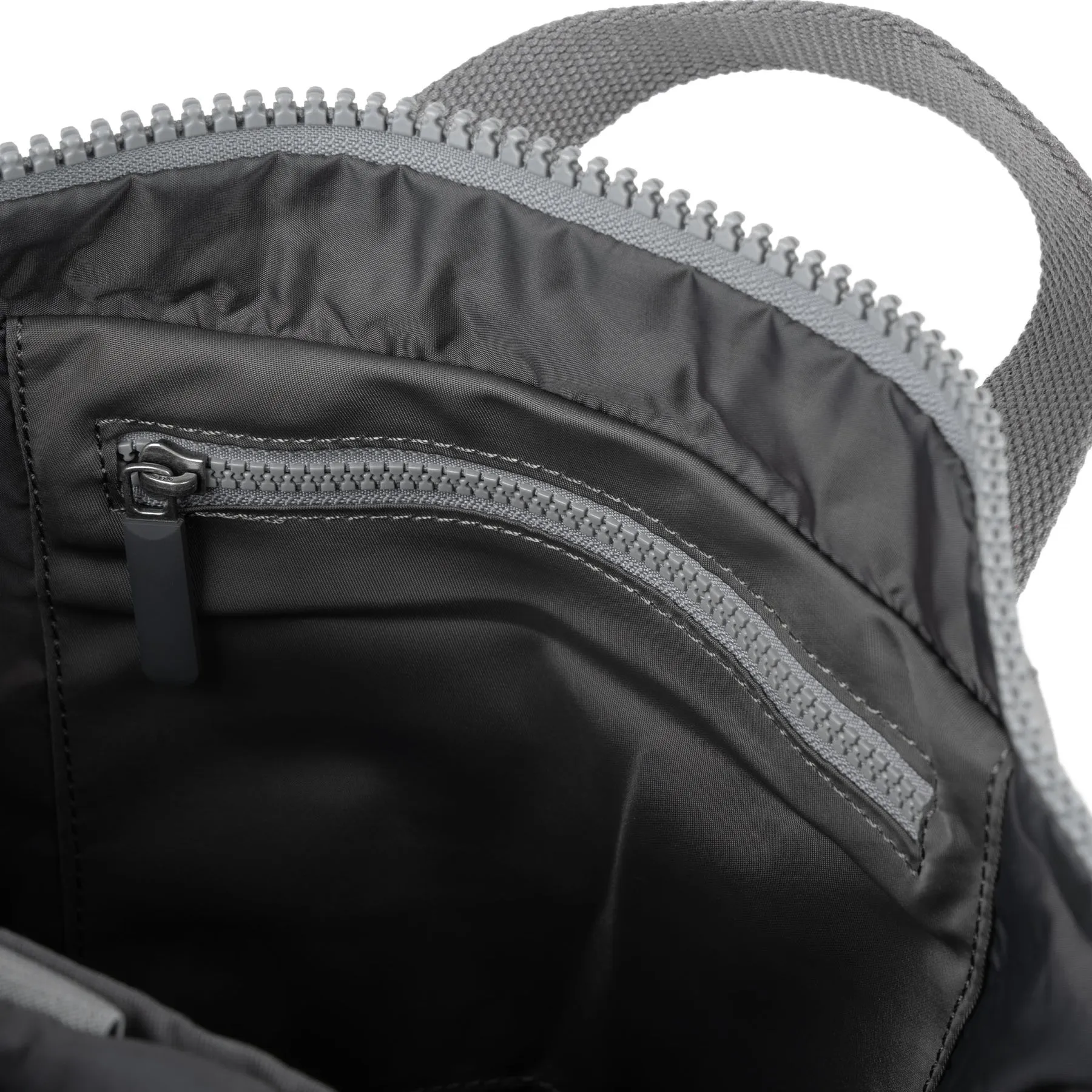 ROKA Creative Waste Canfield B Graphite/Spearmint Medium Recycled Nylon Bag - OS sold by The Foot Factory product image thumbnail 4