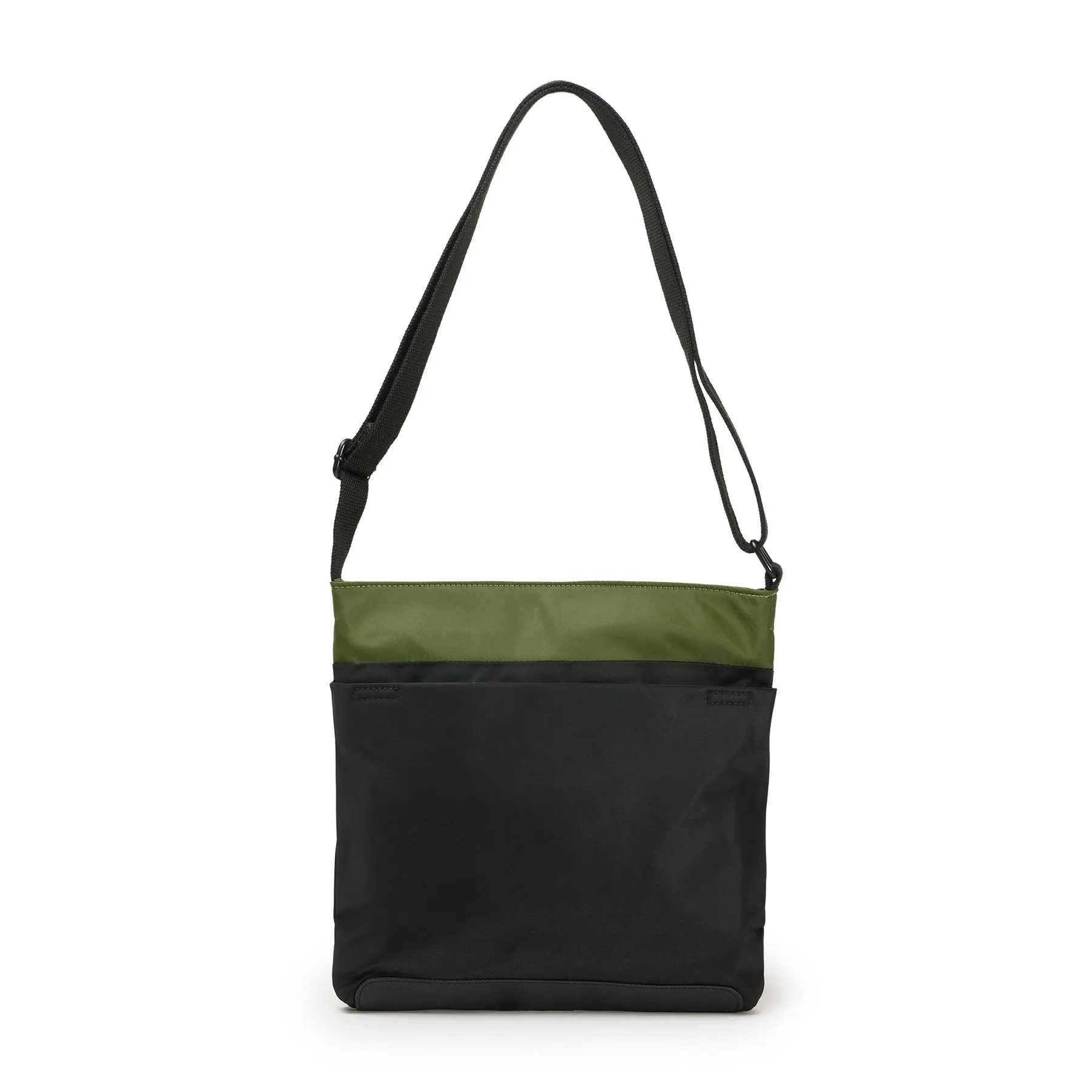 ROKA Creative Waste Kennington B Black / Avocado Medium Recycled Nylon Bag sold by The Foot Factory product image thumbnail 3