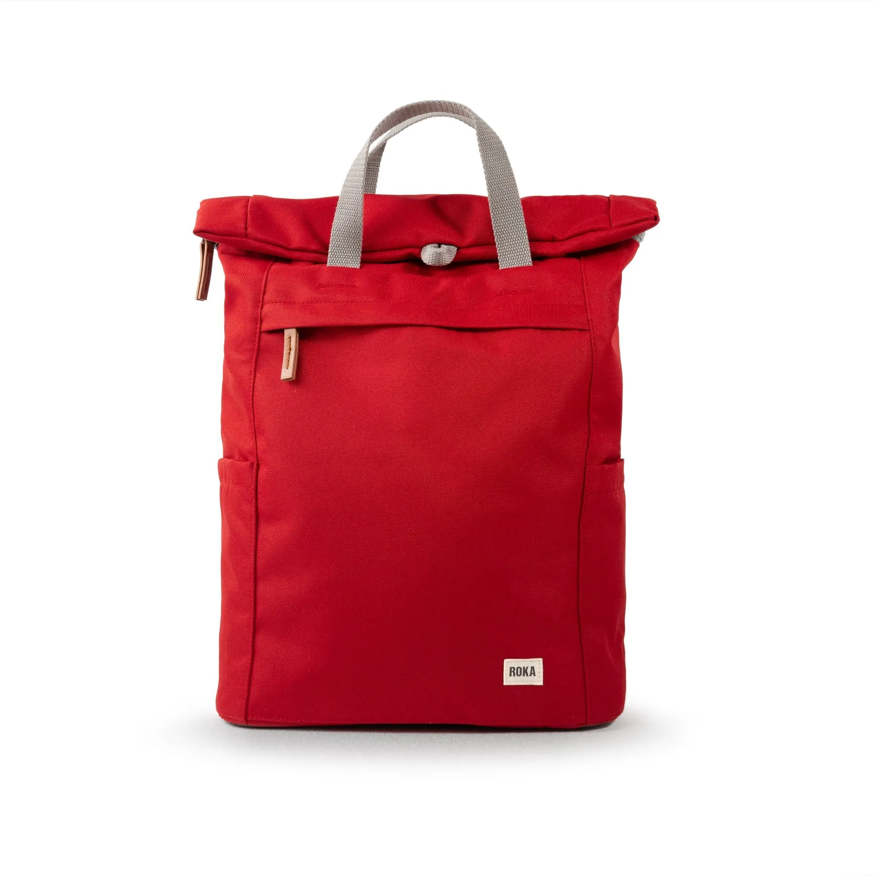 ROKA Finchley A Mars Red Large Recycled Canvas Bag sold by The Foot Factory