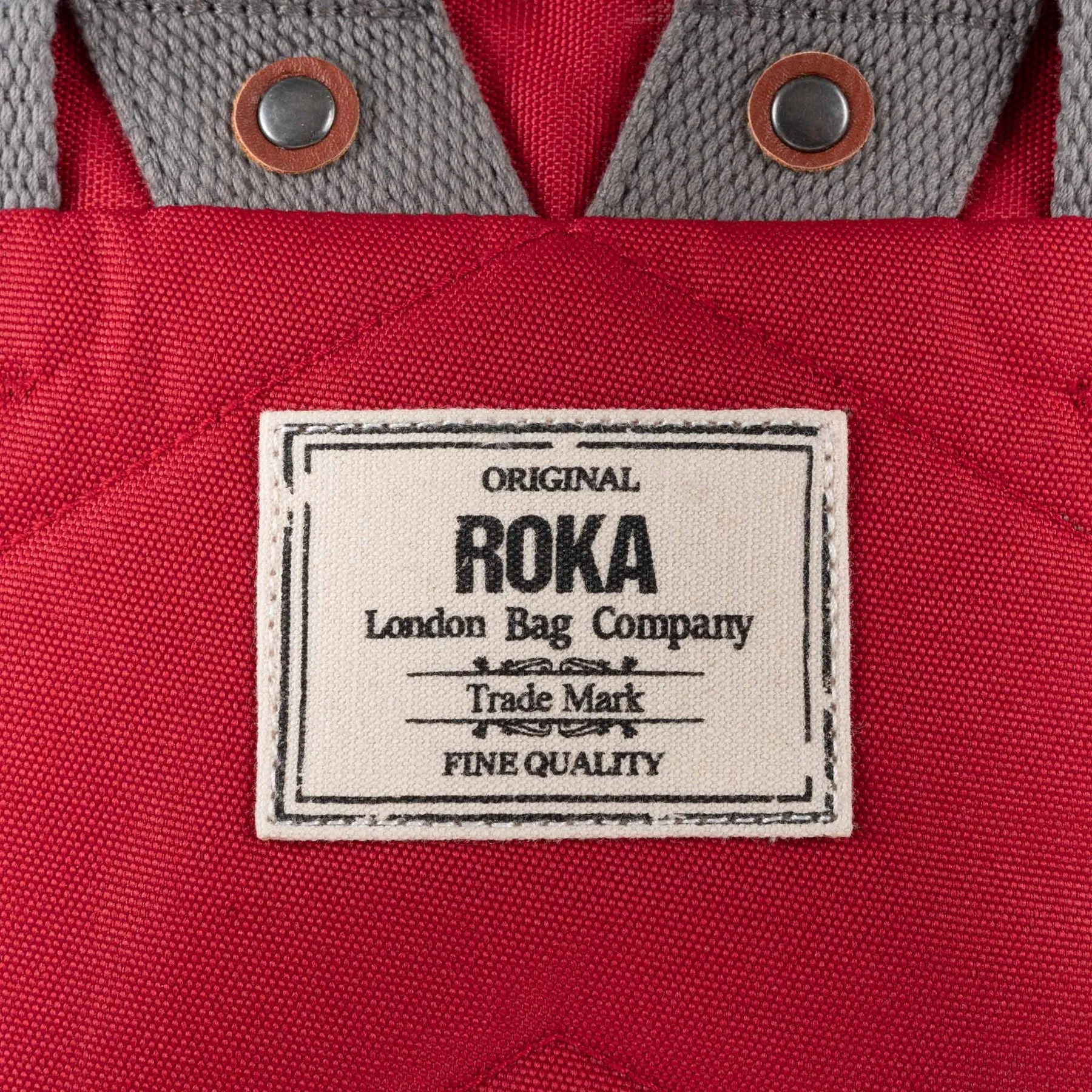 ROKA Finchley A Mars Red Large Recycled Canvas Bag sold by The Foot Factory product image thumbnail 5