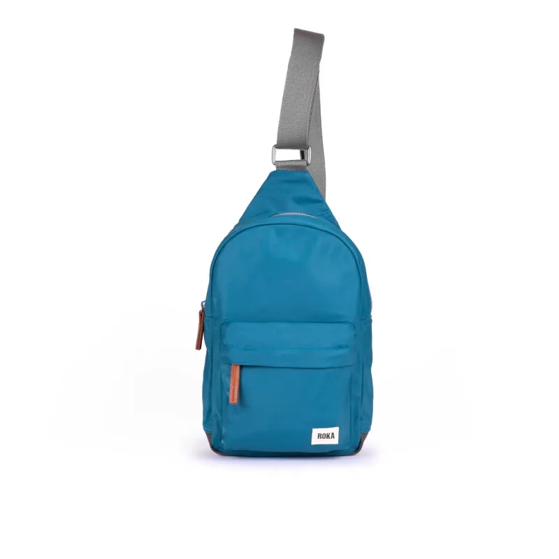 ROKA Willesden B Large Recycled Nylon Bag - Marine sold by The Foot Factory