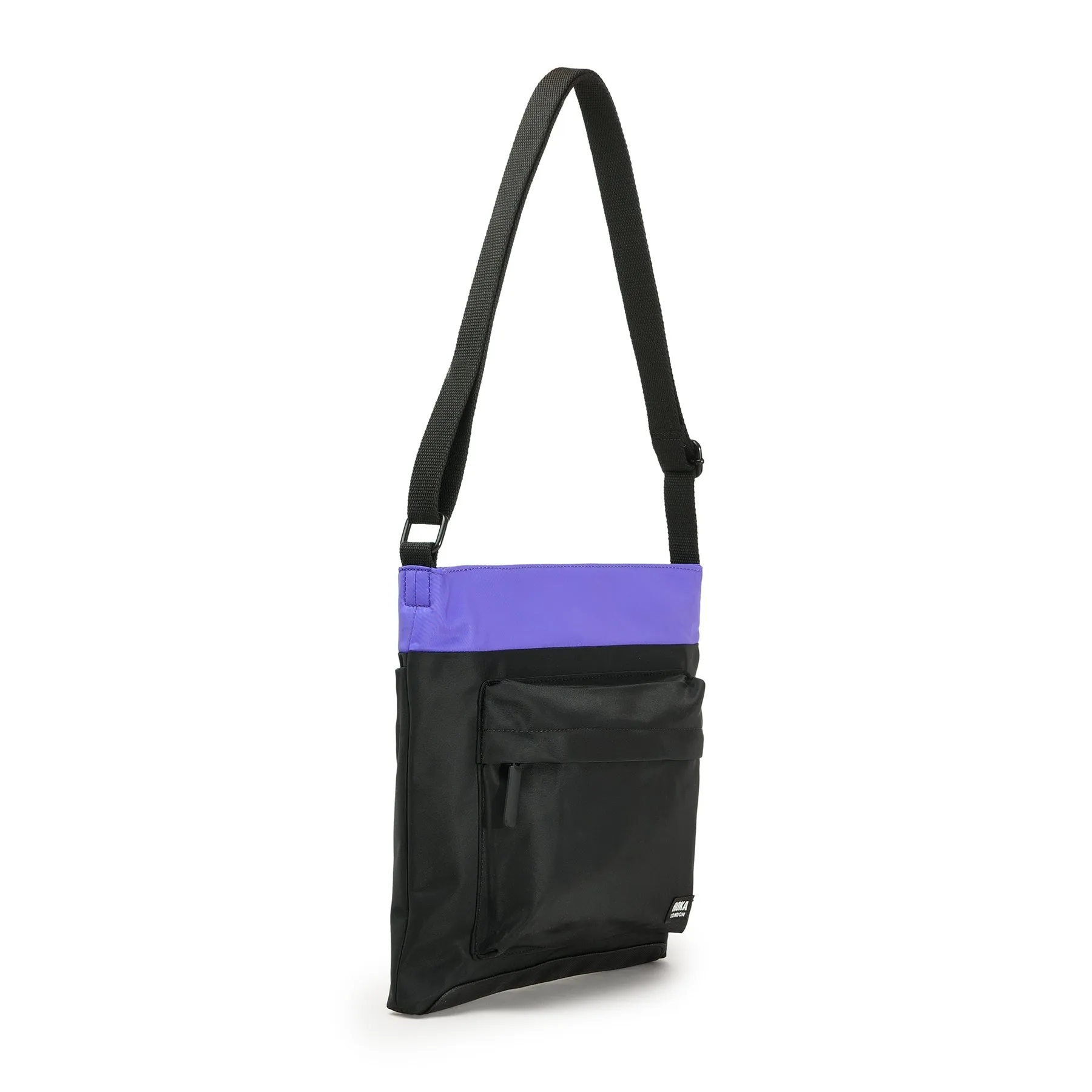 ROKA Creative Waste Kennington B Black / Simple Purple Medium Recycled Nylon Bag sold by The Foot Factory product image thumbnail 2