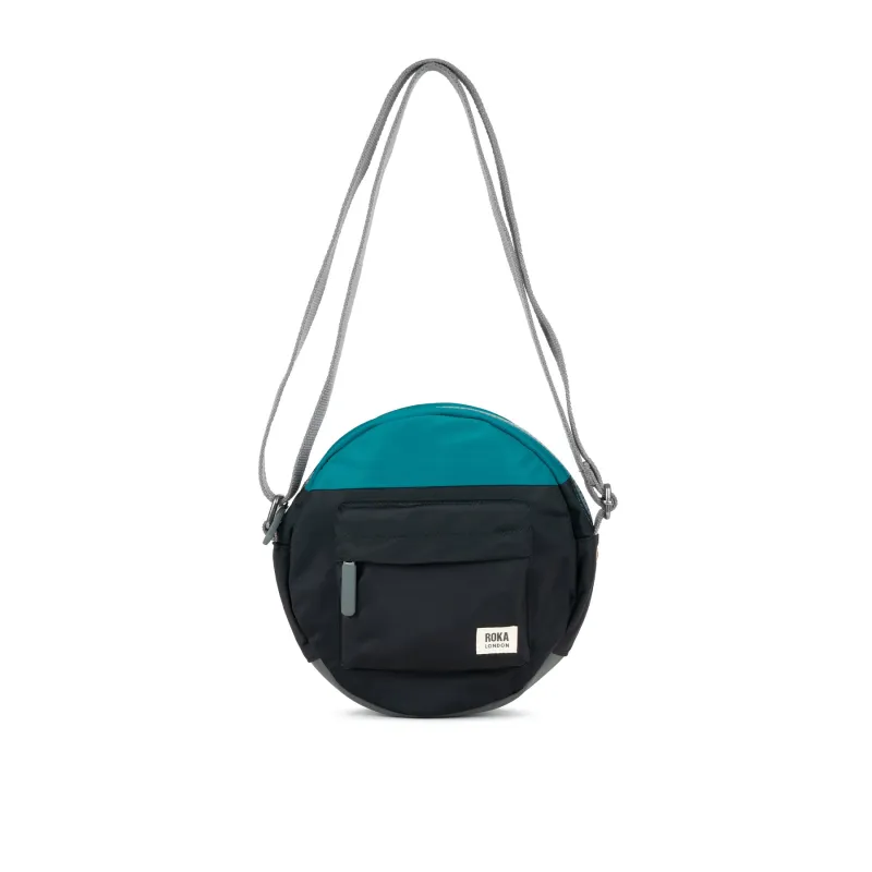 ROKA Creative Waste Paddington B Marine / Black One Size Recycled Nylon Bag sold by The Foot Factory