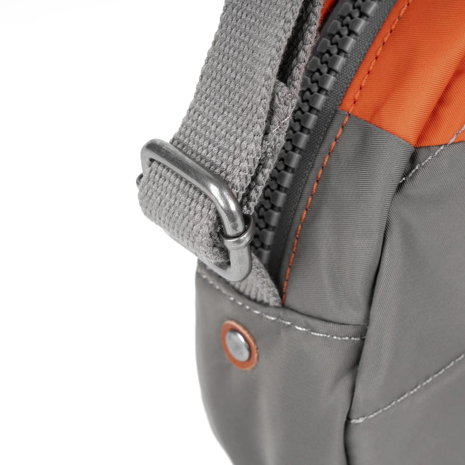 ROKA Creative Waste Paddington B Graphite / Burnt Orange One Size Recycled Nylon Bag sold by The Foot Factory product image thumbnail 4