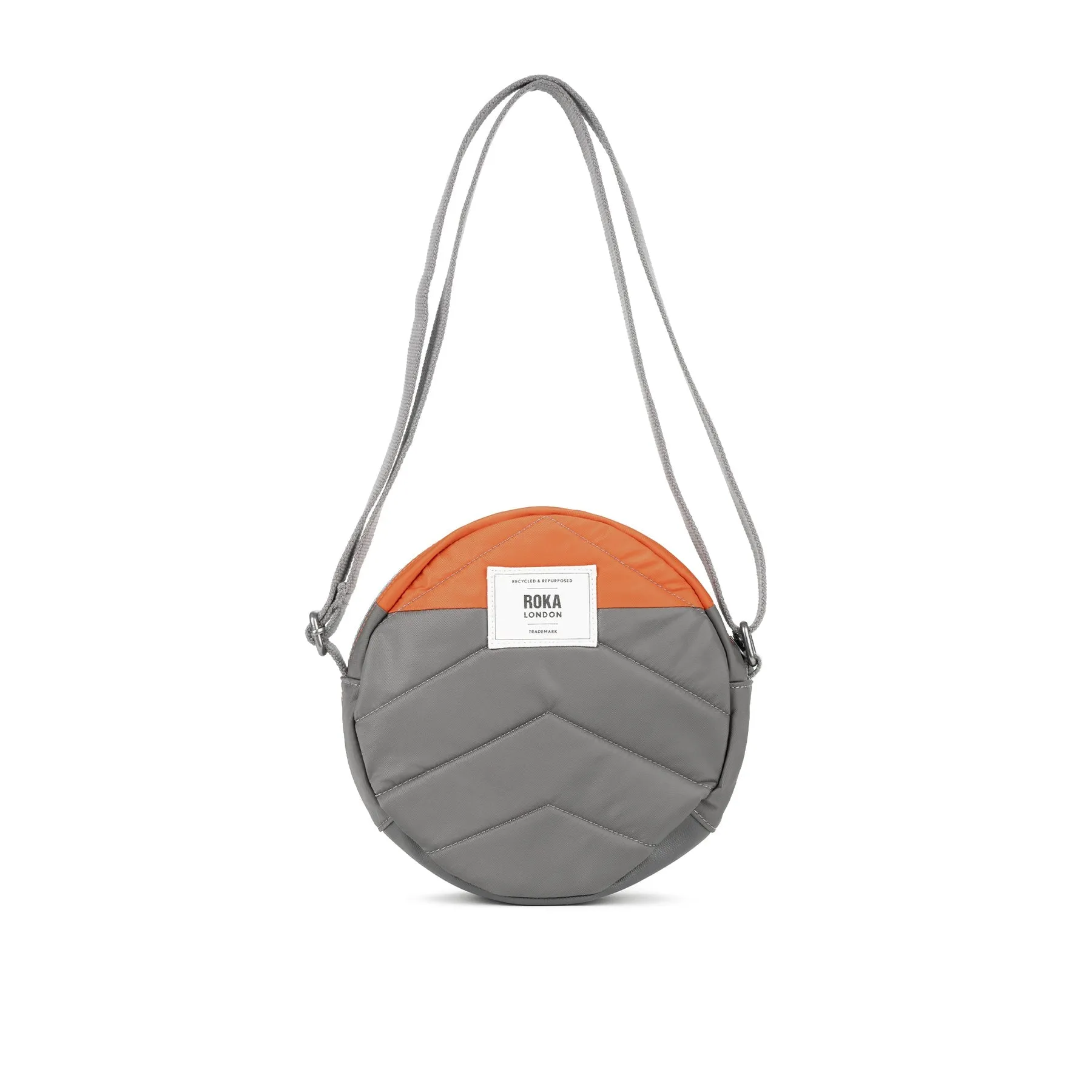 ROKA Creative Waste Paddington B Graphite / Burnt Orange One Size Recycled Nylon Bag sold by The Foot Factory product image thumbnail 3