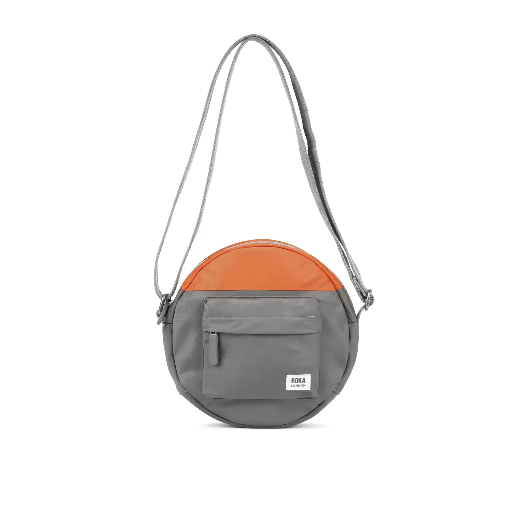 ROKA Creative Waste Paddington B Graphite / Burnt Orange One Size Recycled Nylon Bag sold by The Foot Factory