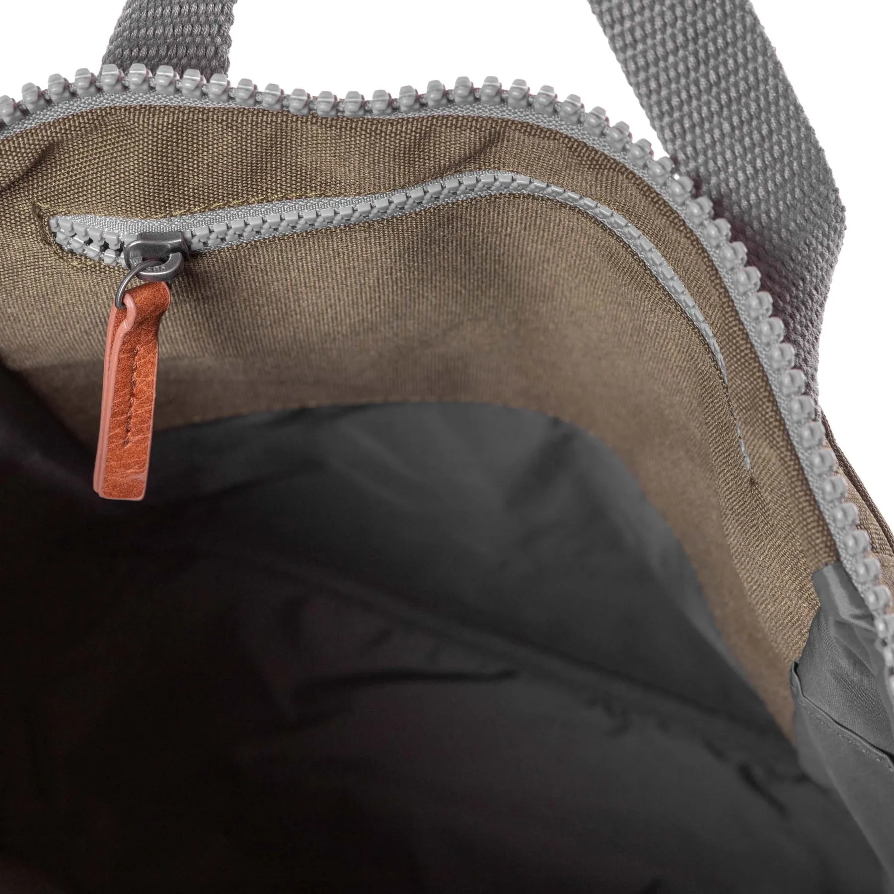 ROKA Finchley A Moss Medium Recycled Canvas Bag sold by The Foot Factory product image thumbnail 5