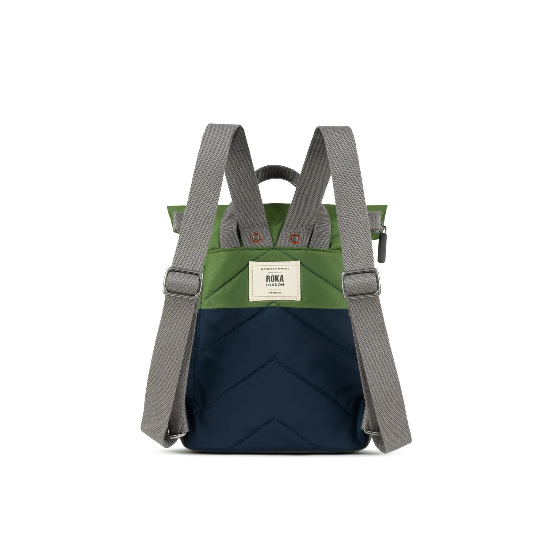 ROKA Creative Waste Canfield B Midnight/Avocado Small Recycled Nylon Bag - OS sold by The Foot Factory product image thumbnail 3