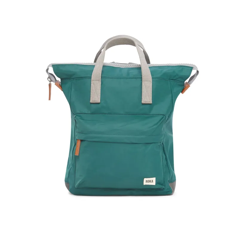 ROKA Bantry B Teal Medium Recycled Nylon Bag sold by The Foot Factory